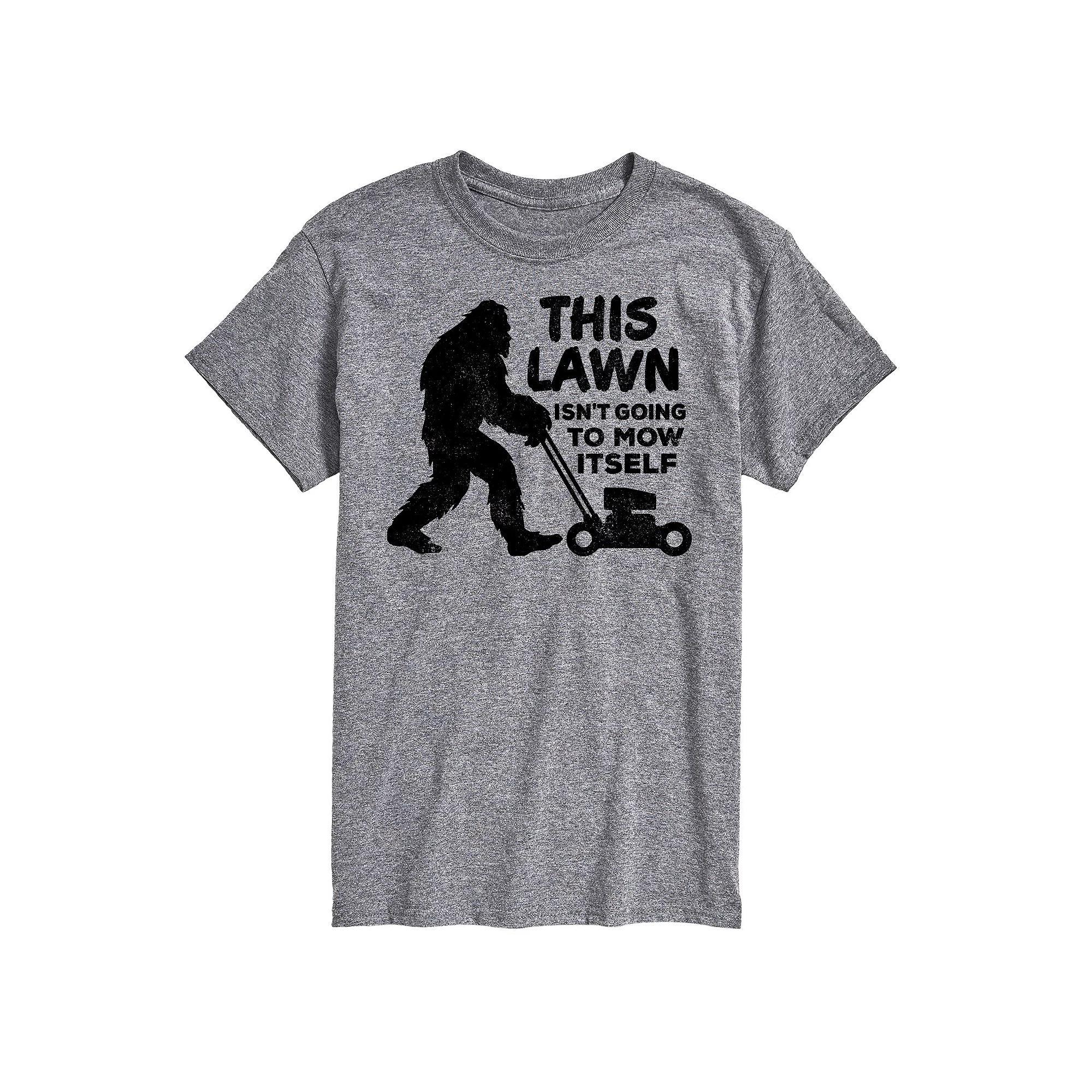 Big & Tall This Lawn Sasquatch Graphic Tee, Mens Product Image