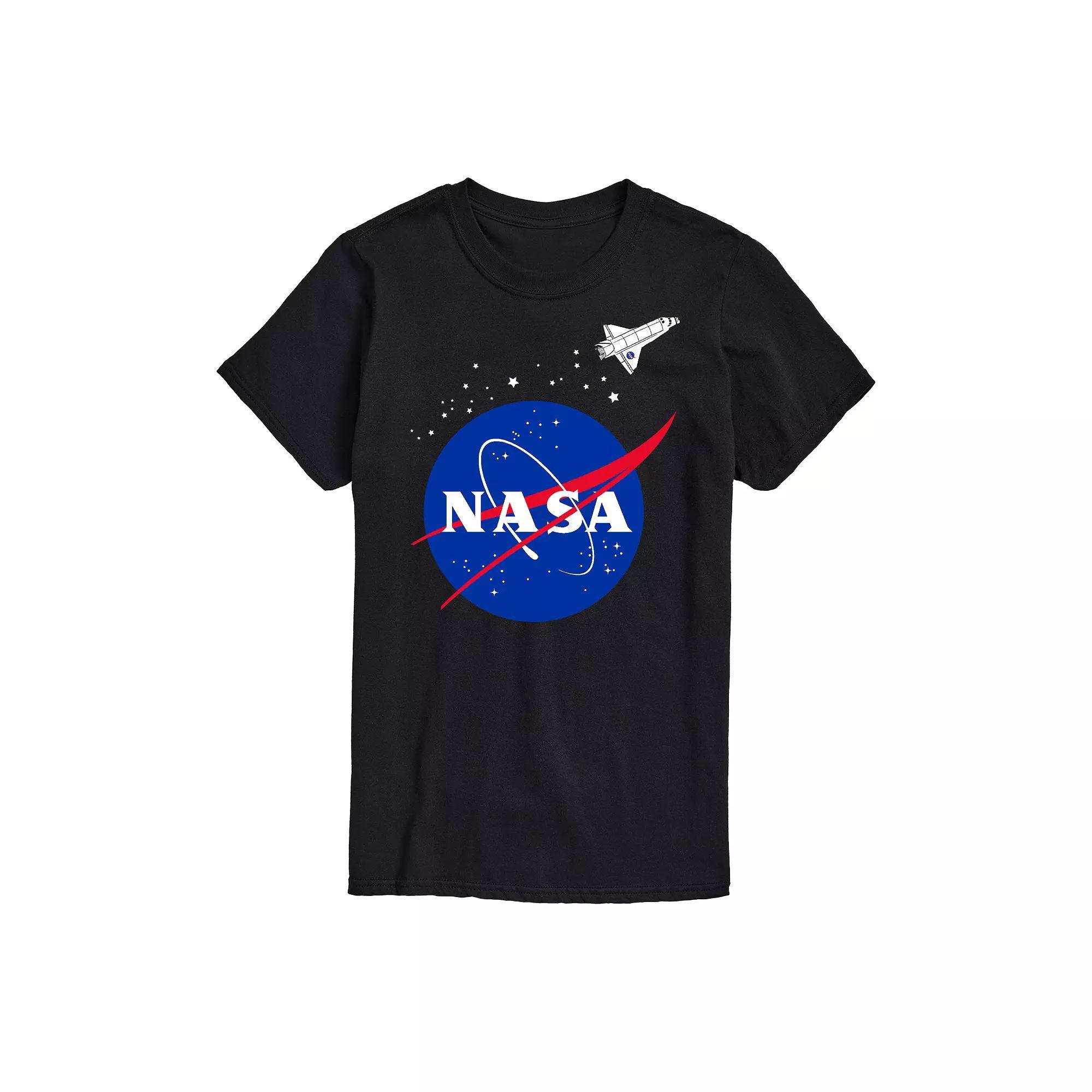 Mens NASA Logo & Spaceship Tee Product Image
