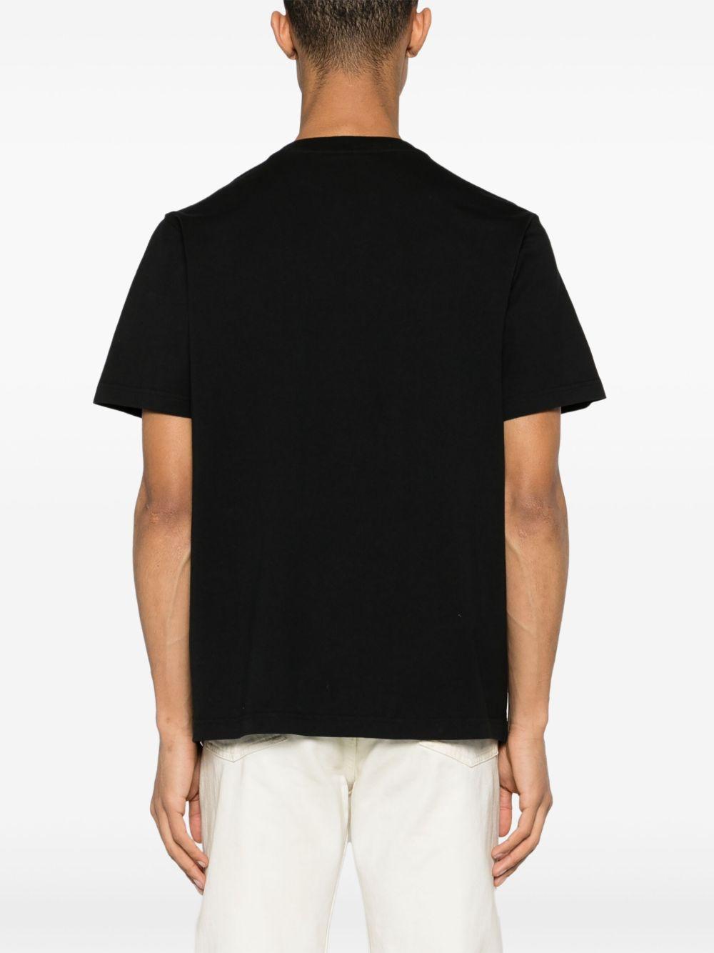 fox-patch cotton T-shirt Product Image