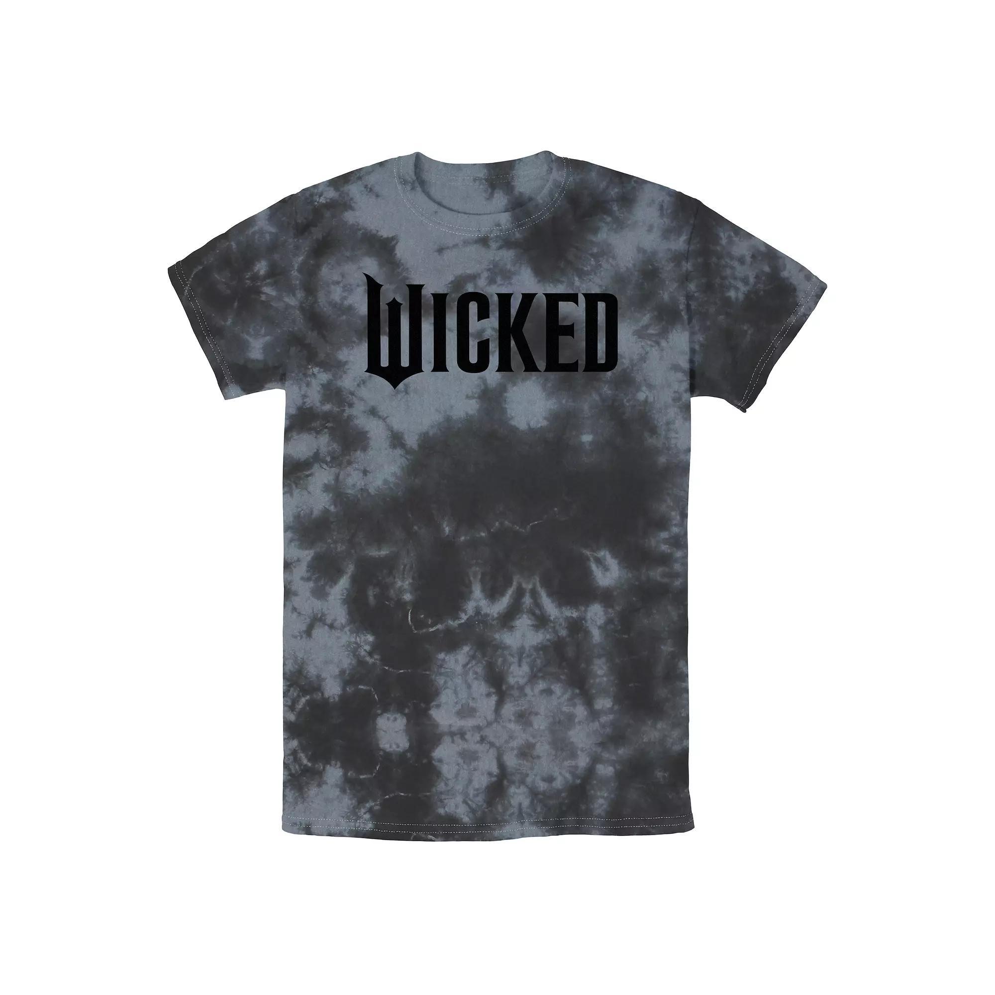 Men's Wicked Logo Bombard Wash Graphic Tee, Size: XXL, Black Grey Product Image
