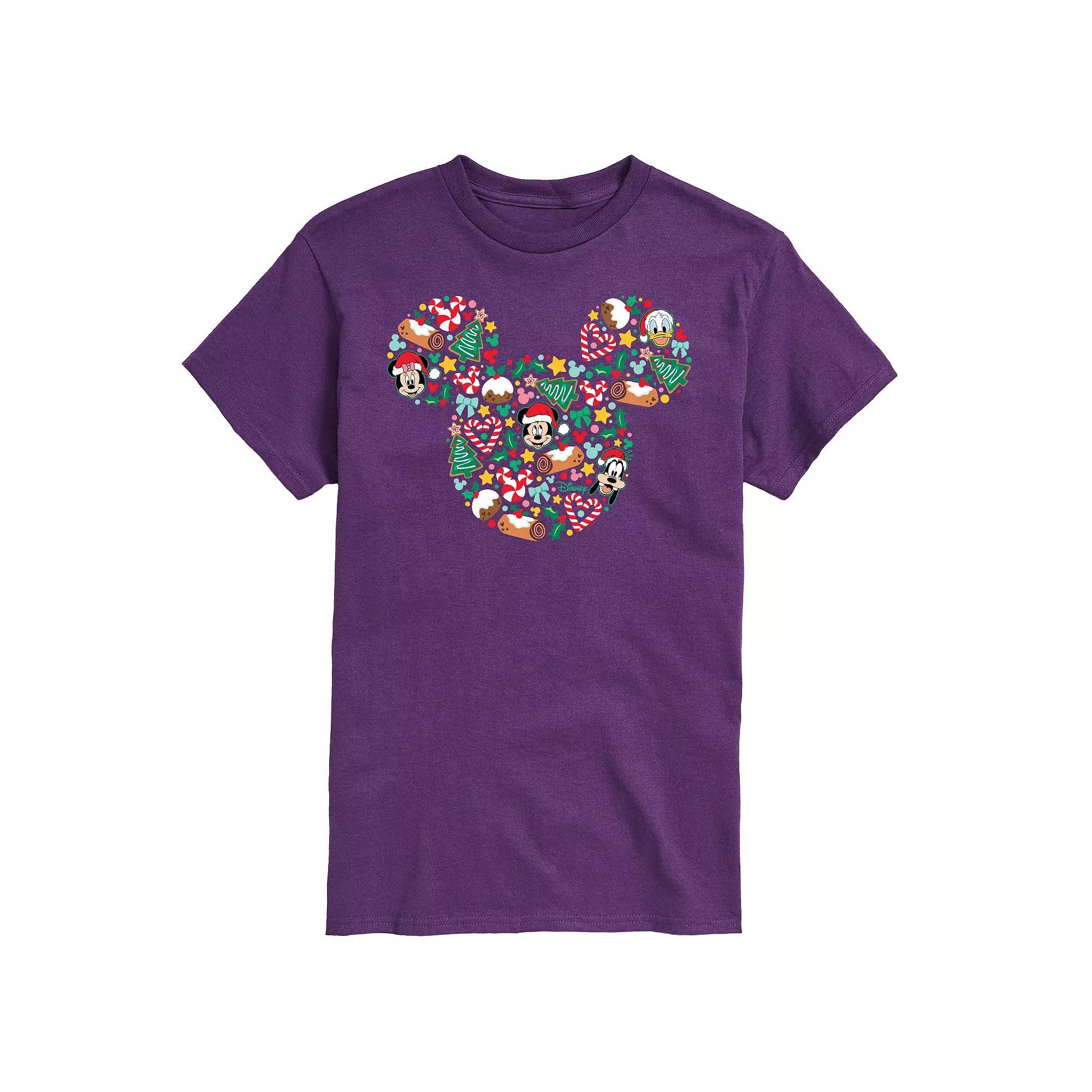 Disneys Mickey Mouse Mens Silhouette Graphic Tee Product Image