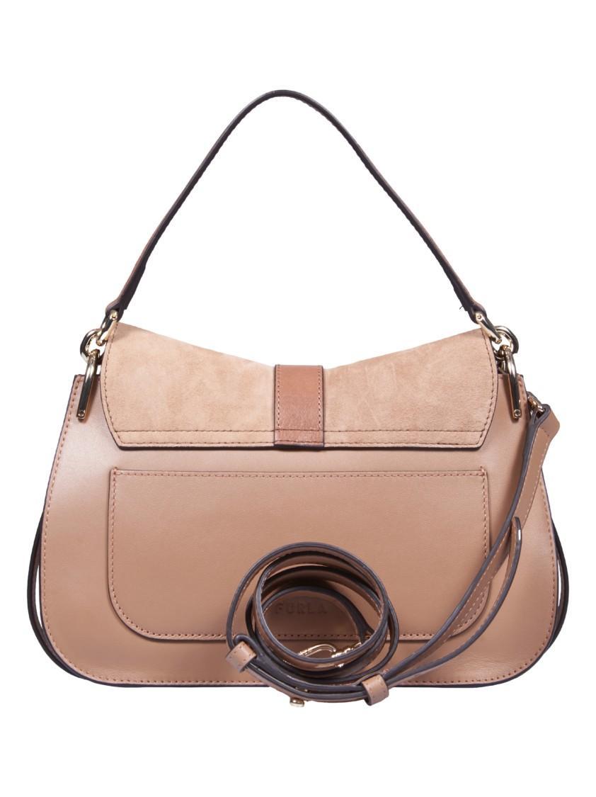FURLA Flow Bag In Brown Product Image