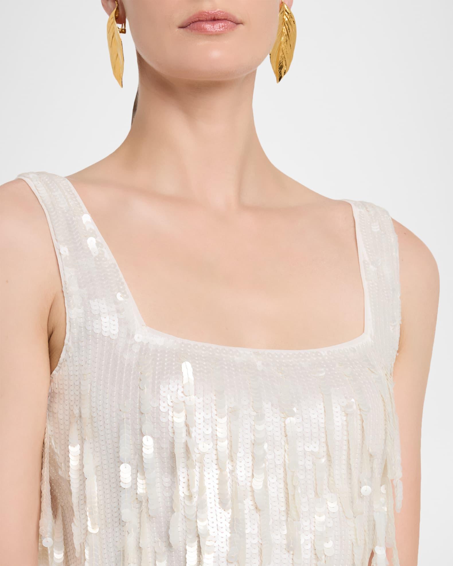 Le Sable Sequined Fringe Mini Dress Product Image