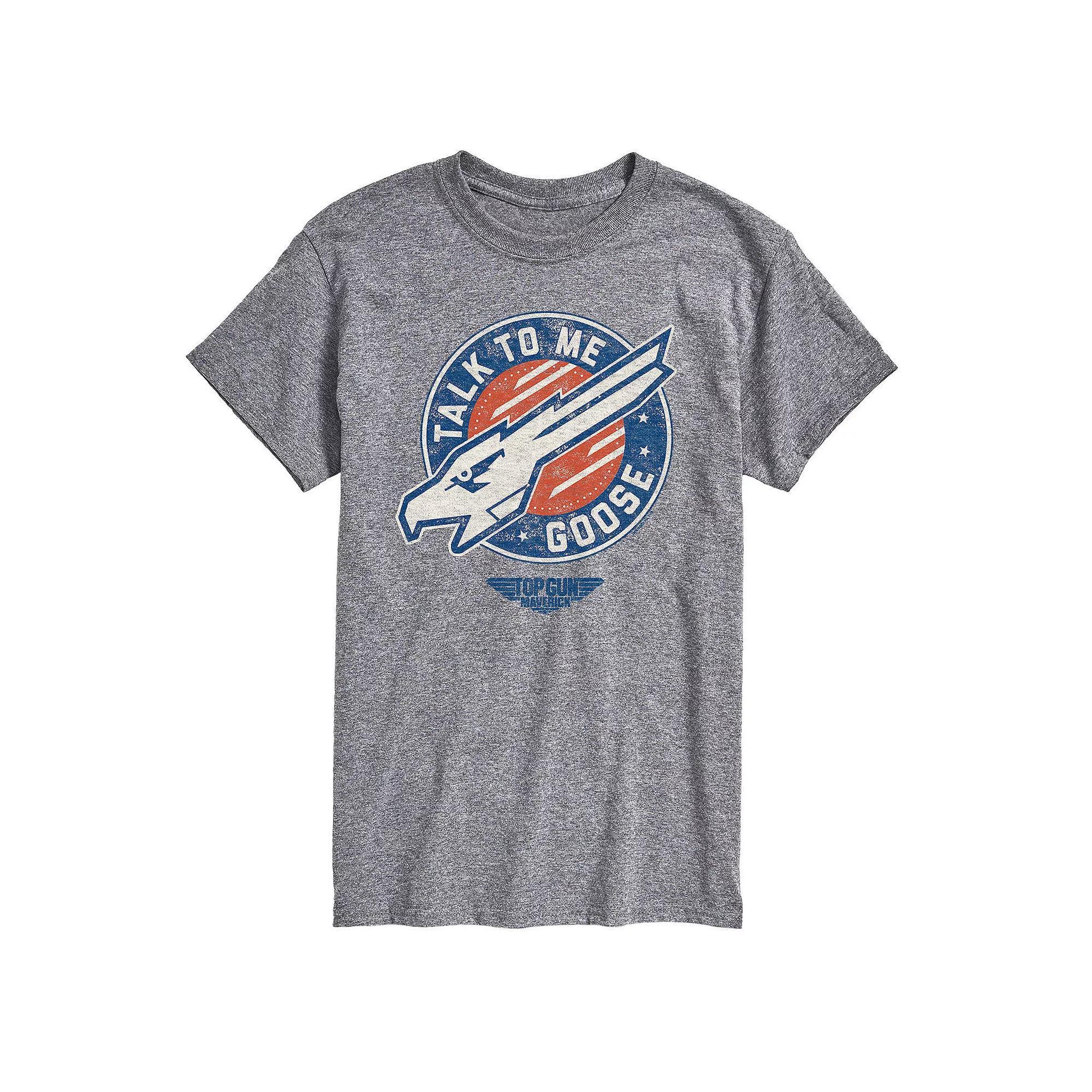 Mens Top Gun Maverick Talk To Me Goose Tee Product Image