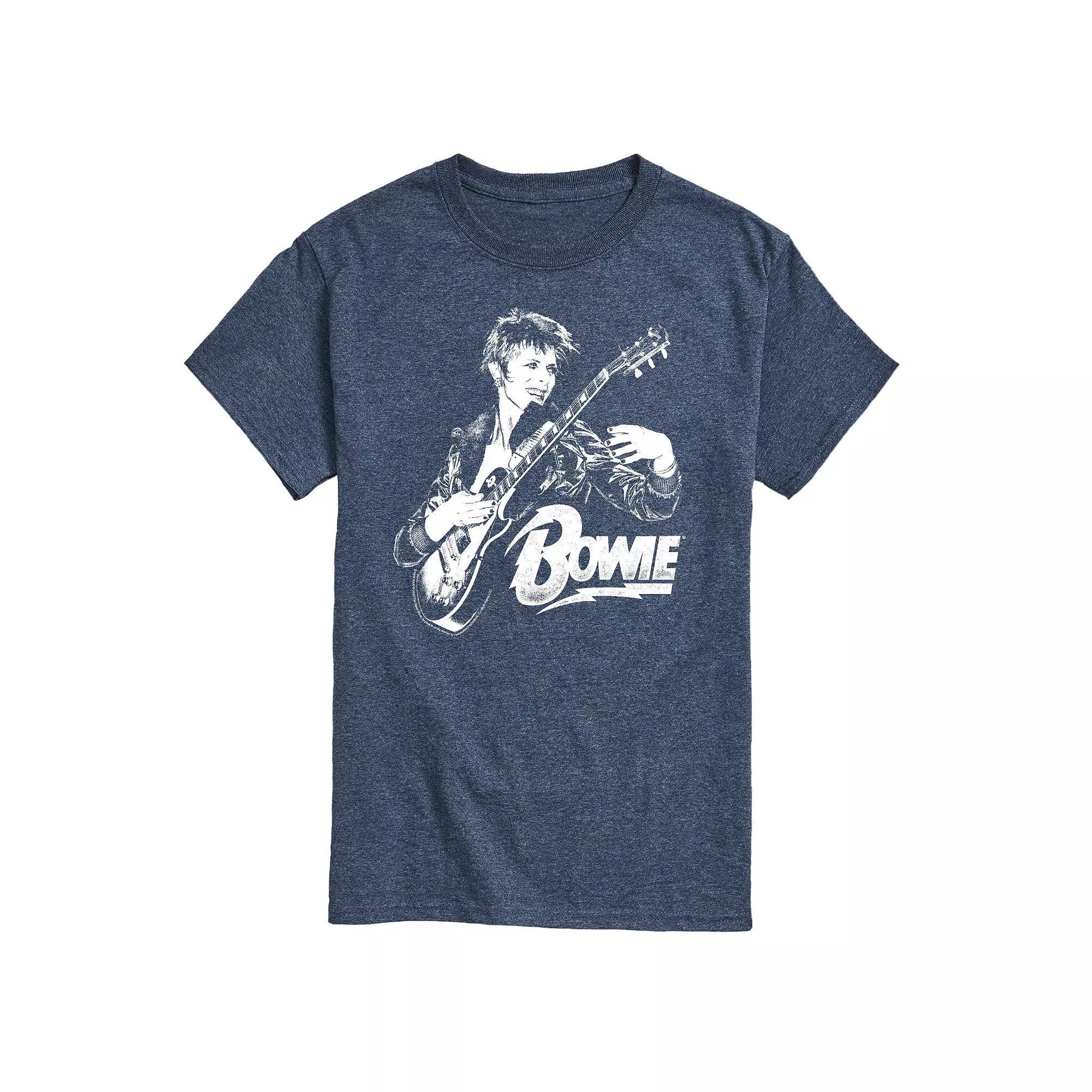 Mens David Bowie Punk Tee Grey Product Image