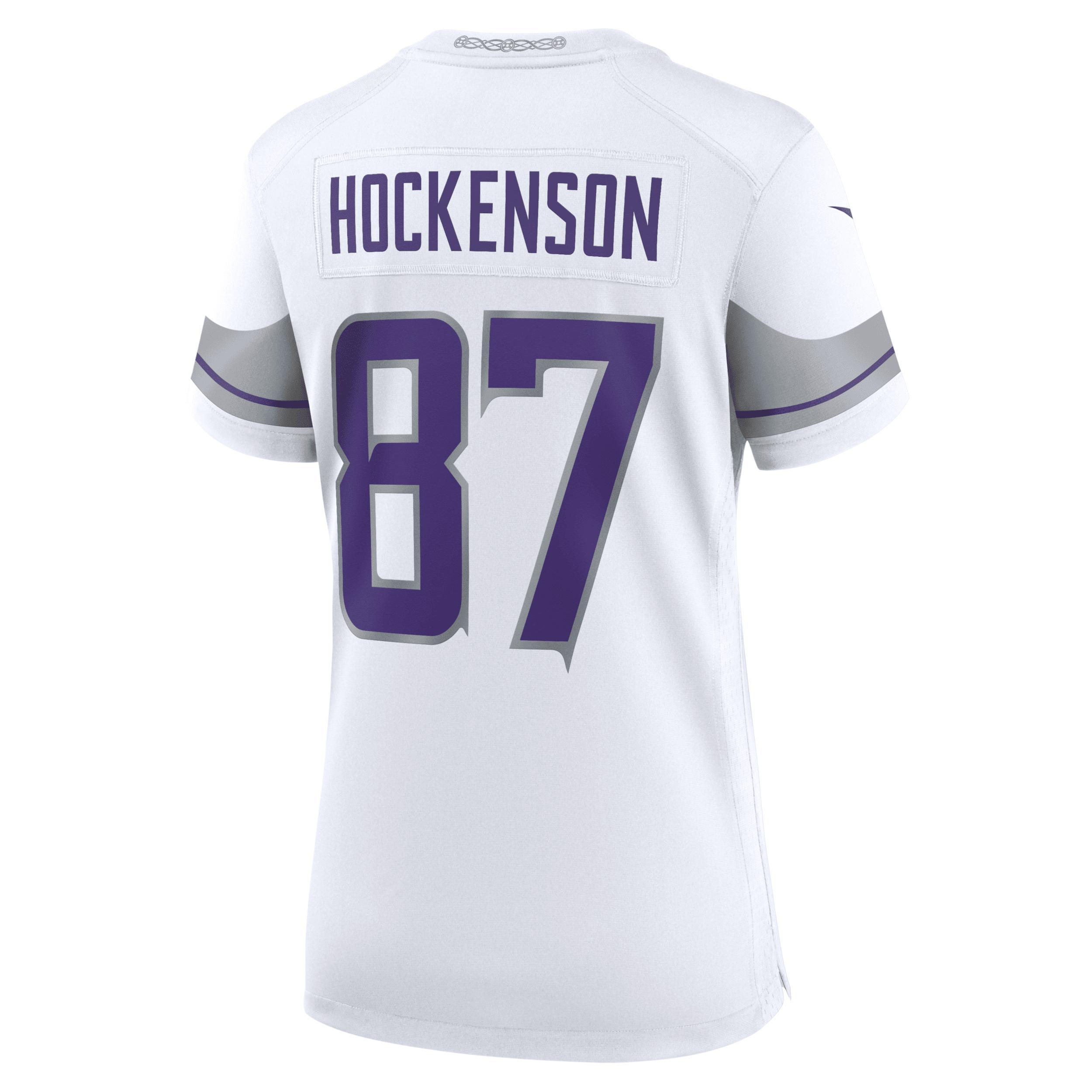 Women's Nike T.J. Hockenson White Minnesota Vikings Alternate Game Player Jersey, Size: Medium Product Image