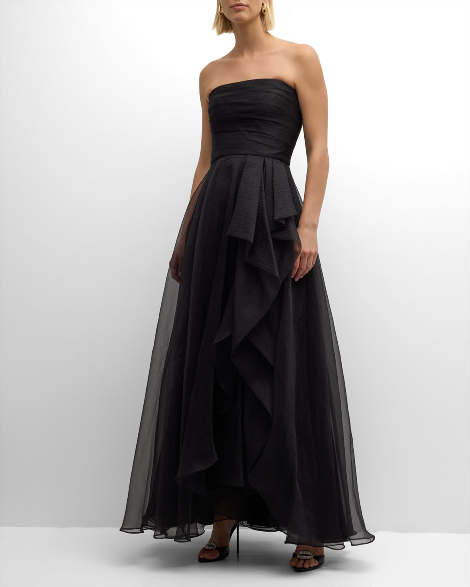 Teresa Draped Strapless Gown Product Image