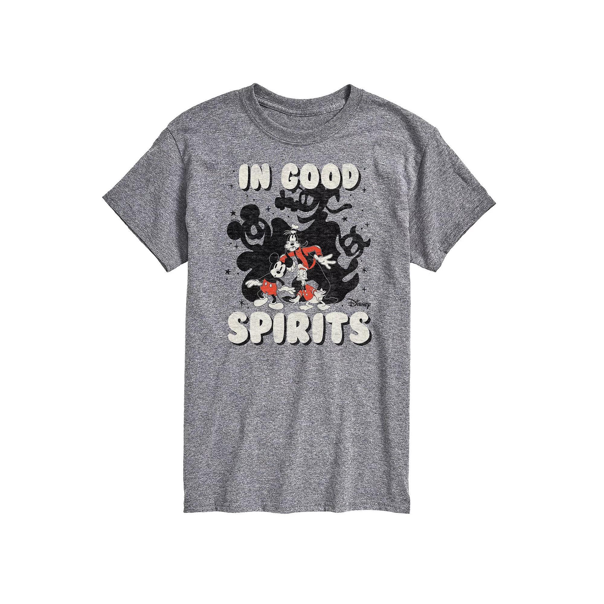 Disneys Mickey Mouse & Friends Big & Tall In Good Spirits Graphic Tee, Mens Product Image