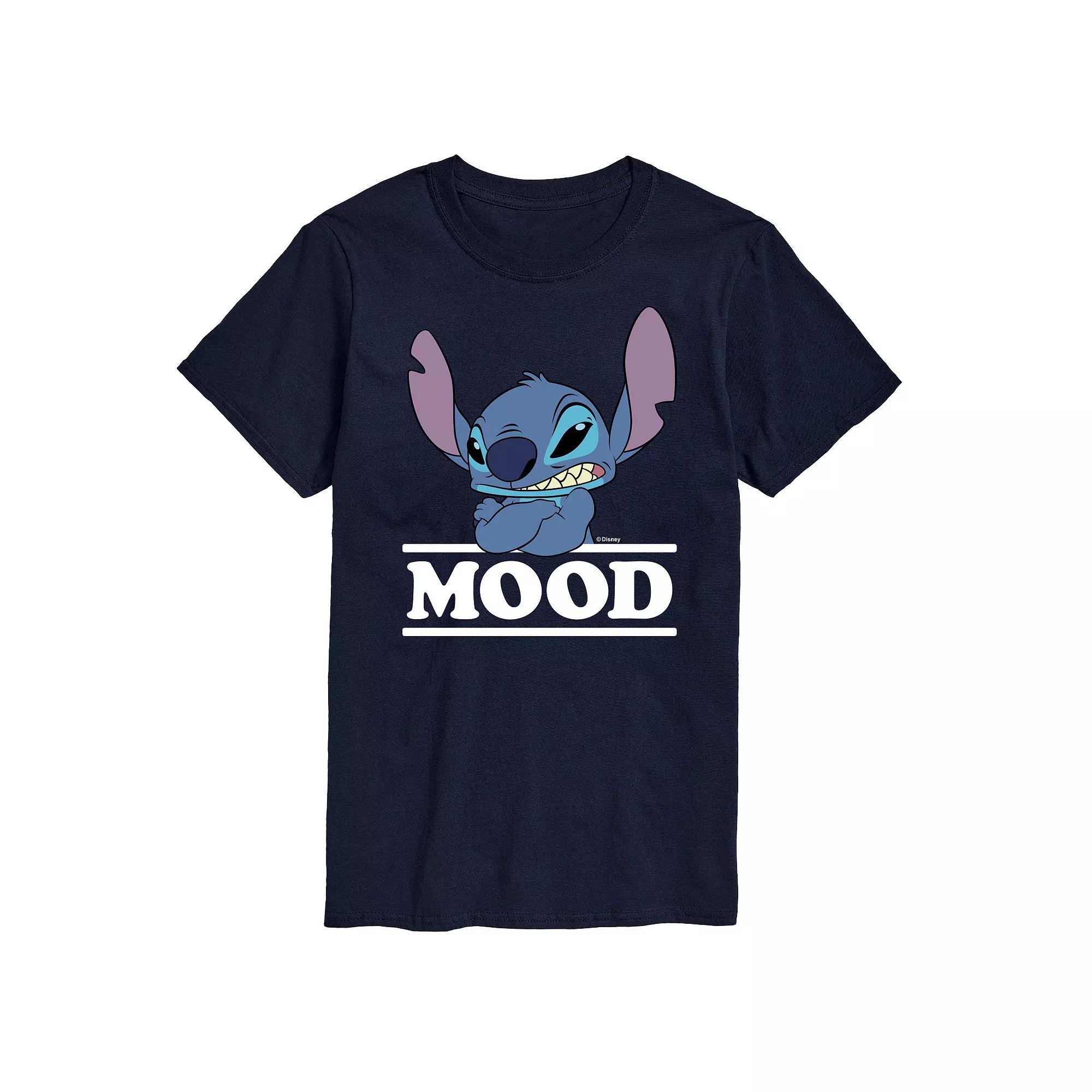 Disneys Lilo and Stitch Big & Tall Mood Graphic Tee, Mens Product Image