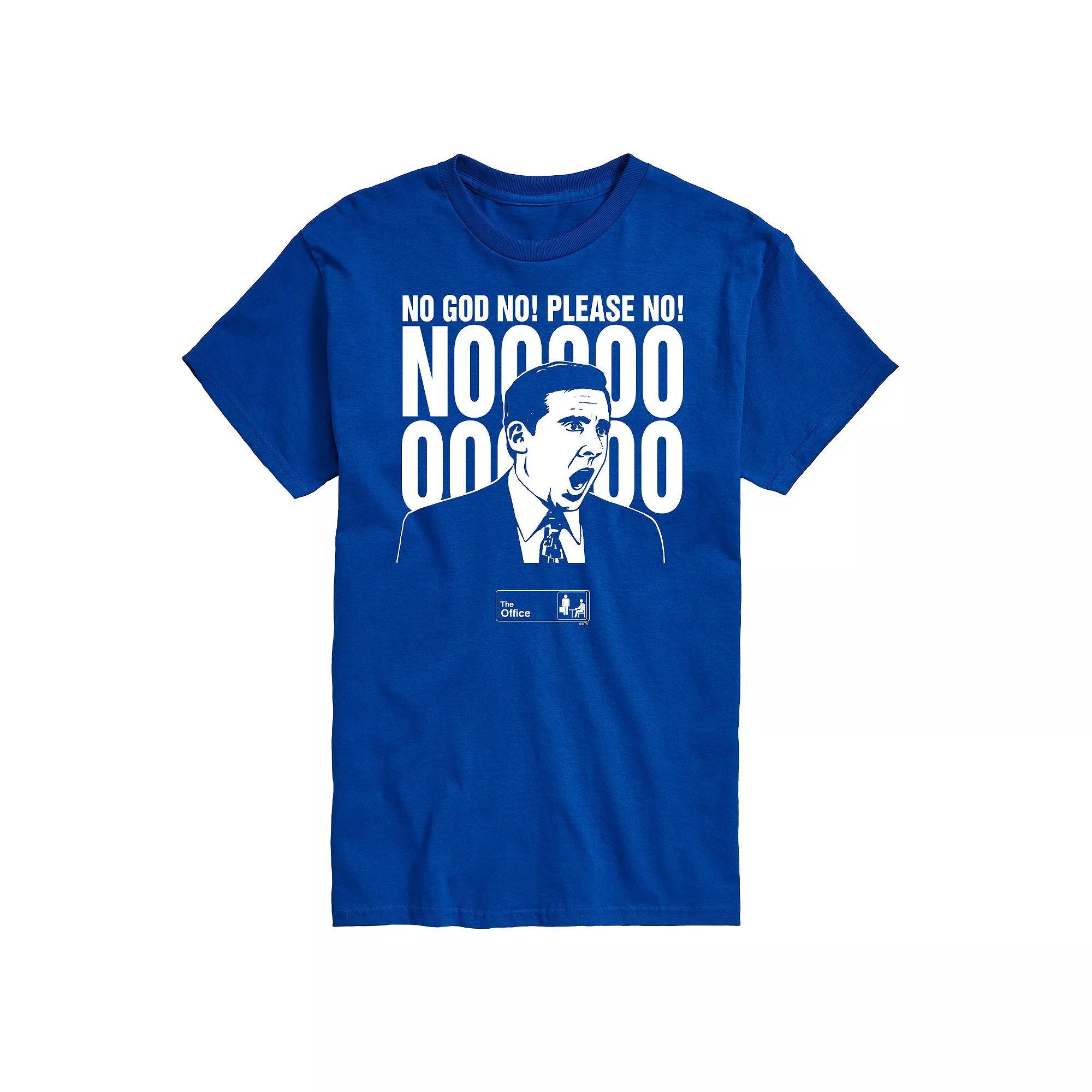 Mens The Office No God Please No Tee Product Image