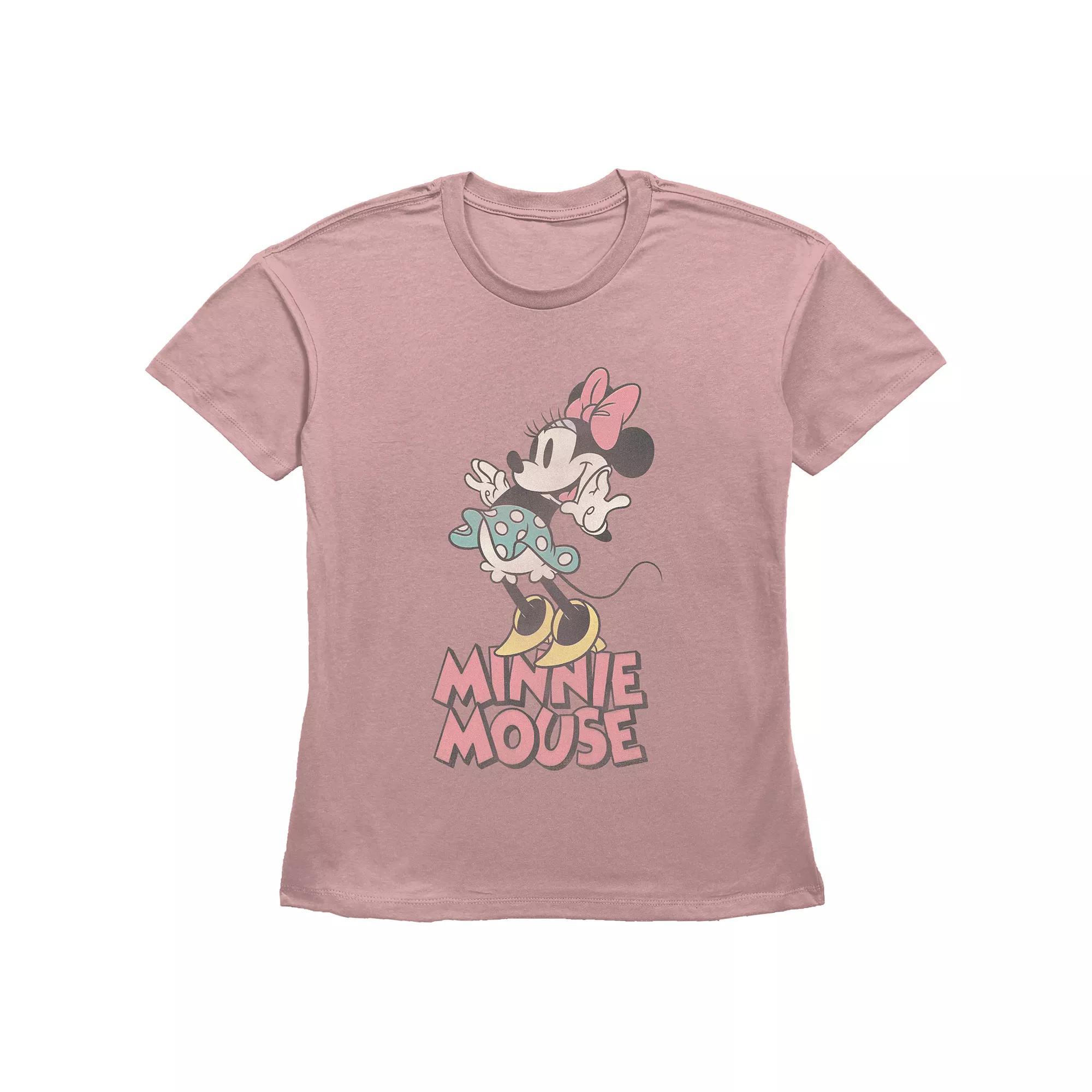 Disneys Minnie Mouse Classic Pose Womens Graphic Tee Product Image