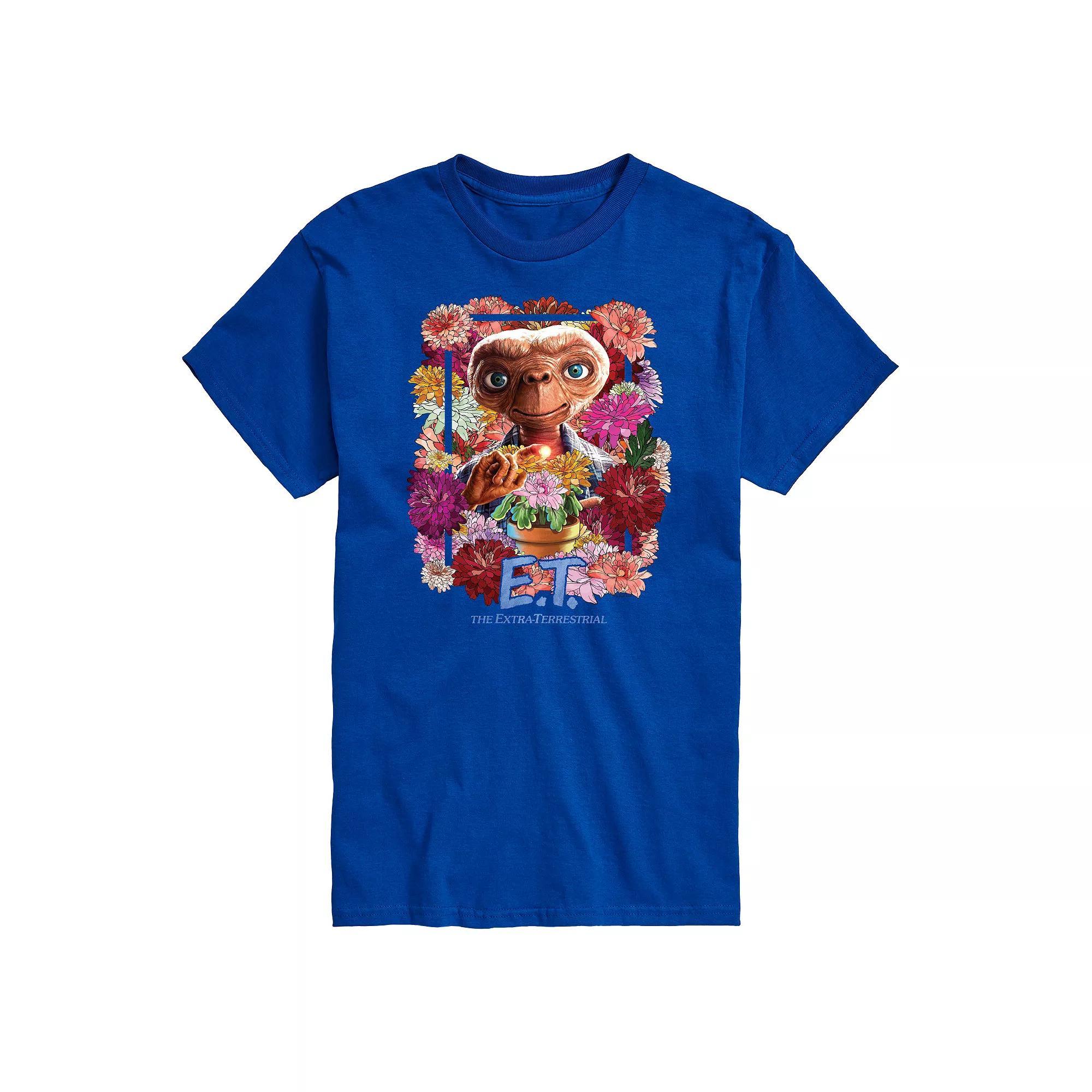 Big & Tall ET Flowers Tee, Mens Product Image
