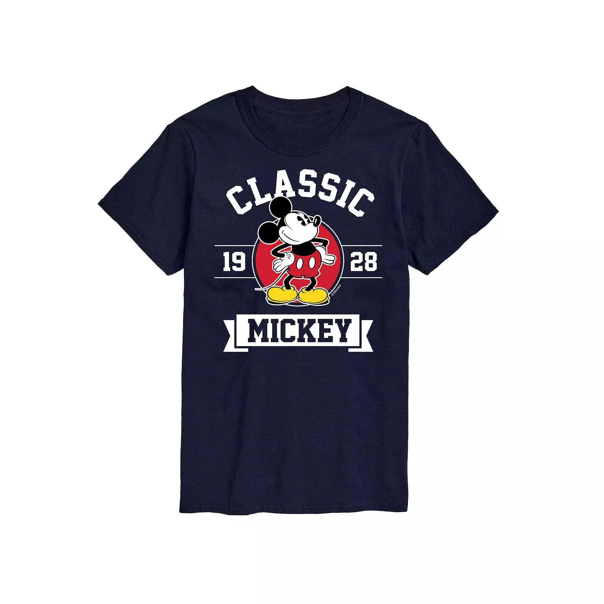Disney's Mickey Mouse Big & Tall Classic 28 Graphic Tee, Men's, Size: 3XL Tall, Blue Product Image