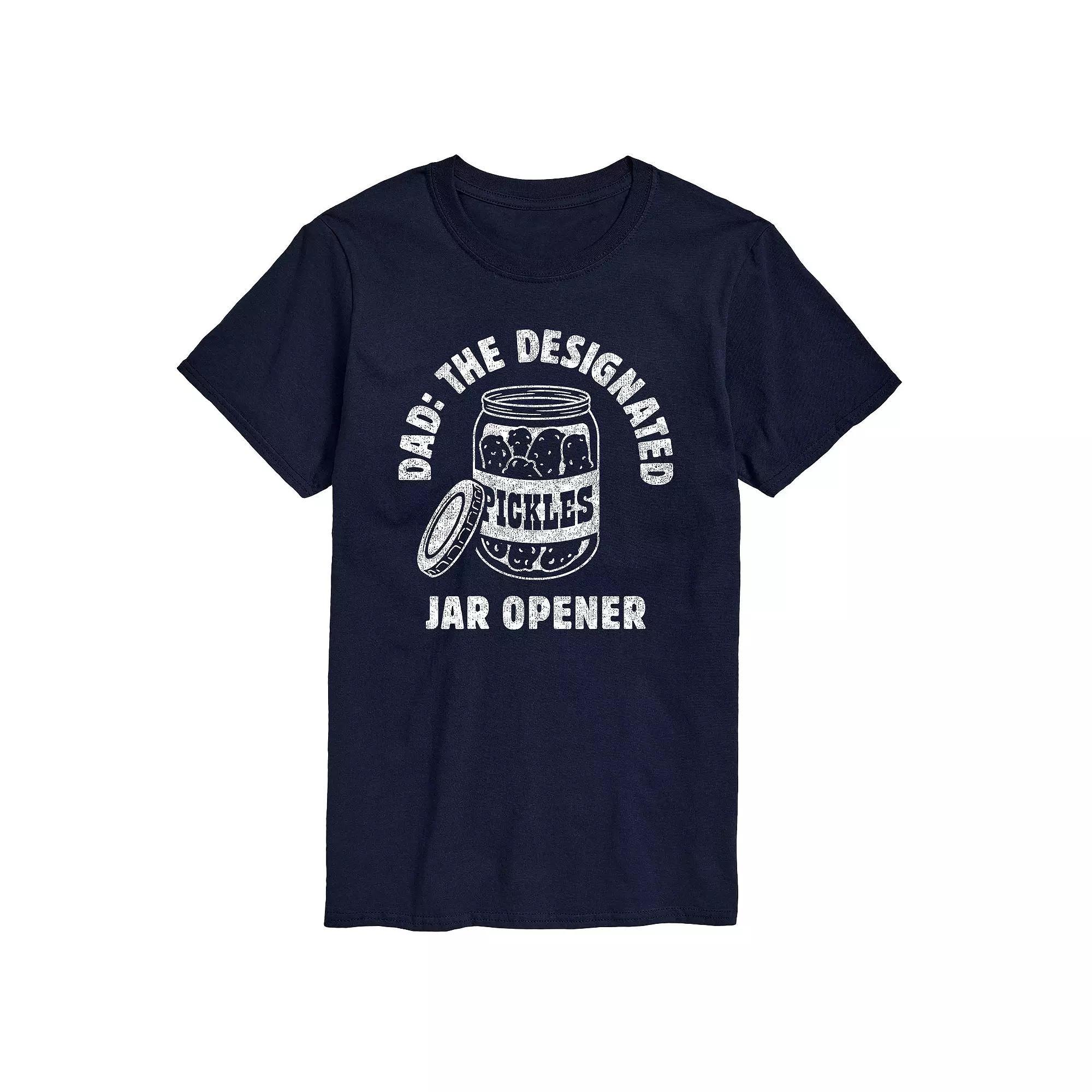 Big & Tall Dad The Designated Jar Opener Graphic Tee, Mens Product Image