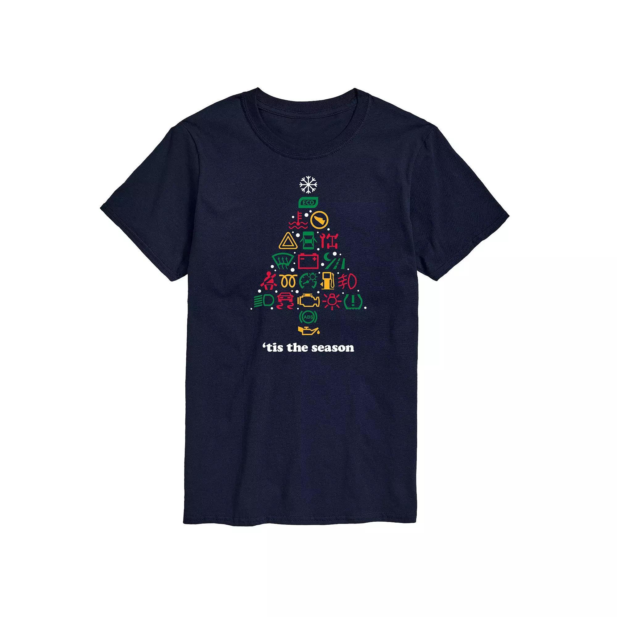 Big & Tall Friends Logo With Turkey Graphic Tee, Mens Blue Product Image