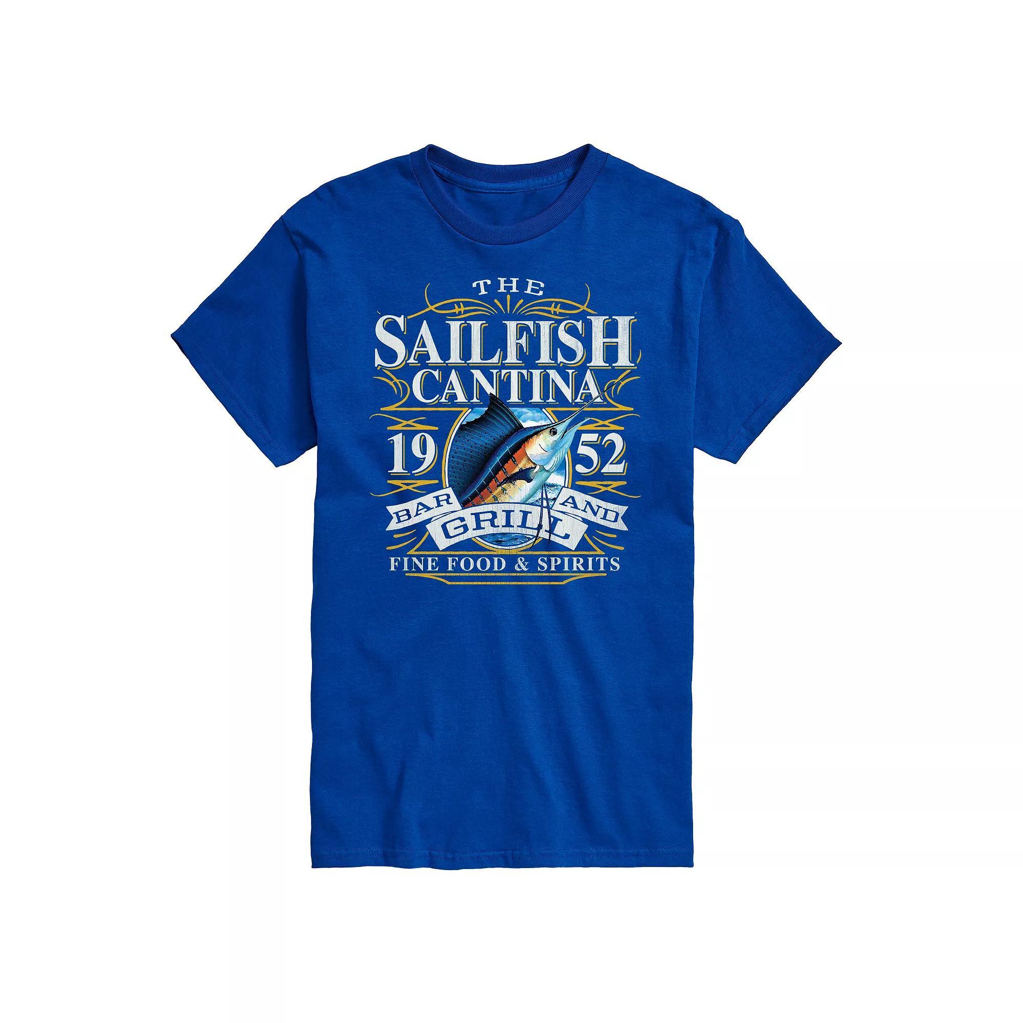 Big & Tall Sailfish Cantina Tee, Men's, Size: 4XB, Blue Product Image