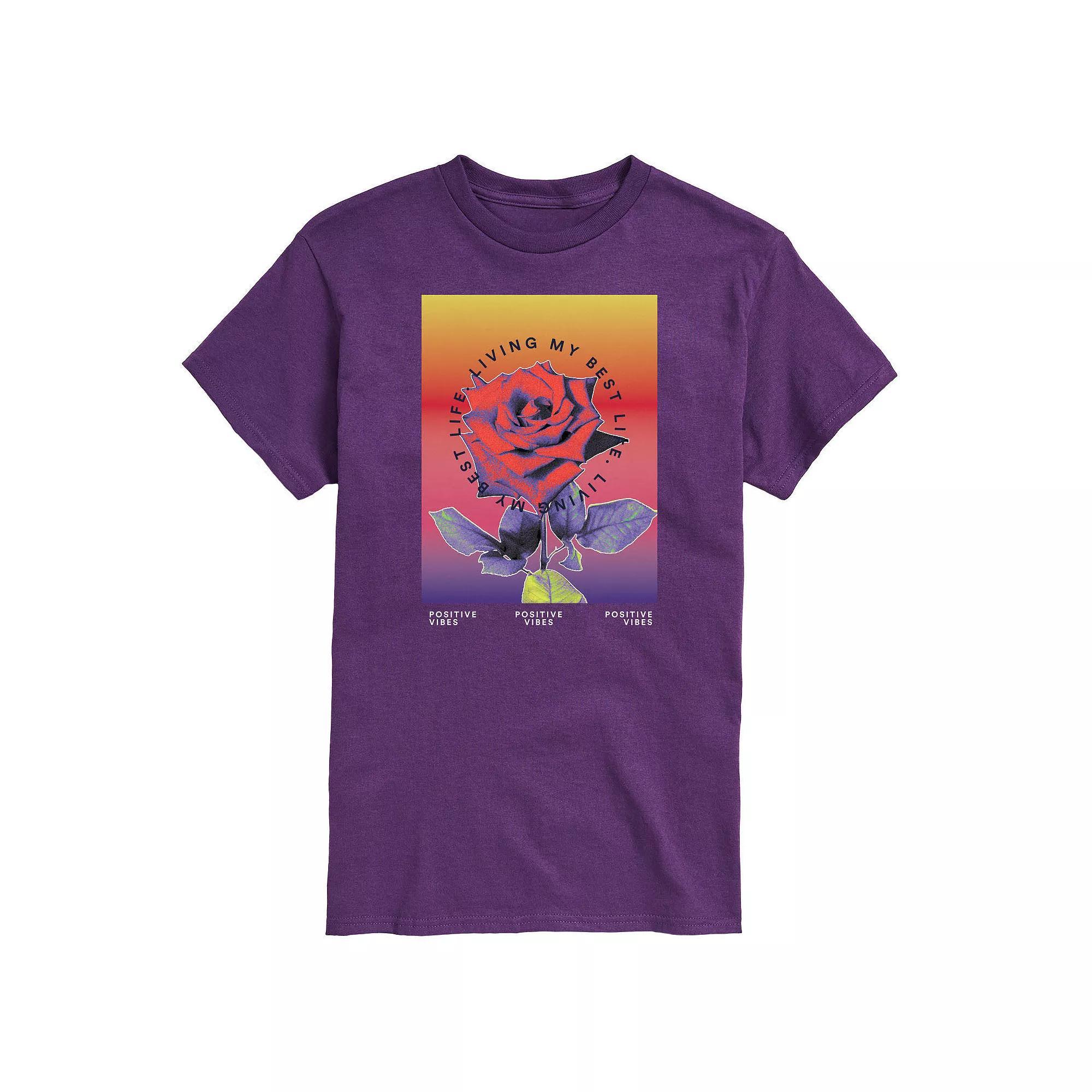 Mens Postive Vibes Tee Product Image