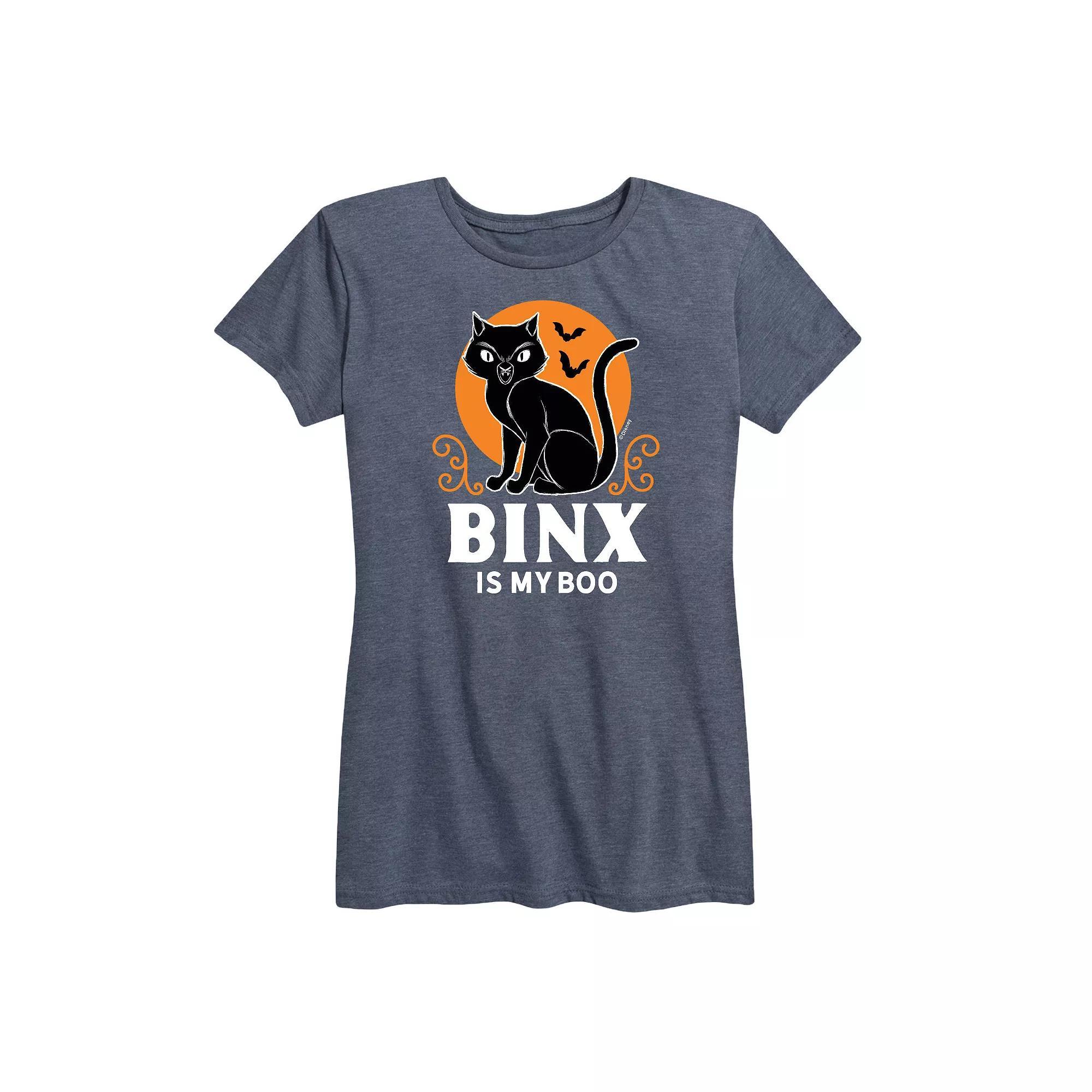 Disneys Hocus Pocus Binx Is My Boo Plus Size Graphic Tee, Womens Product Image
