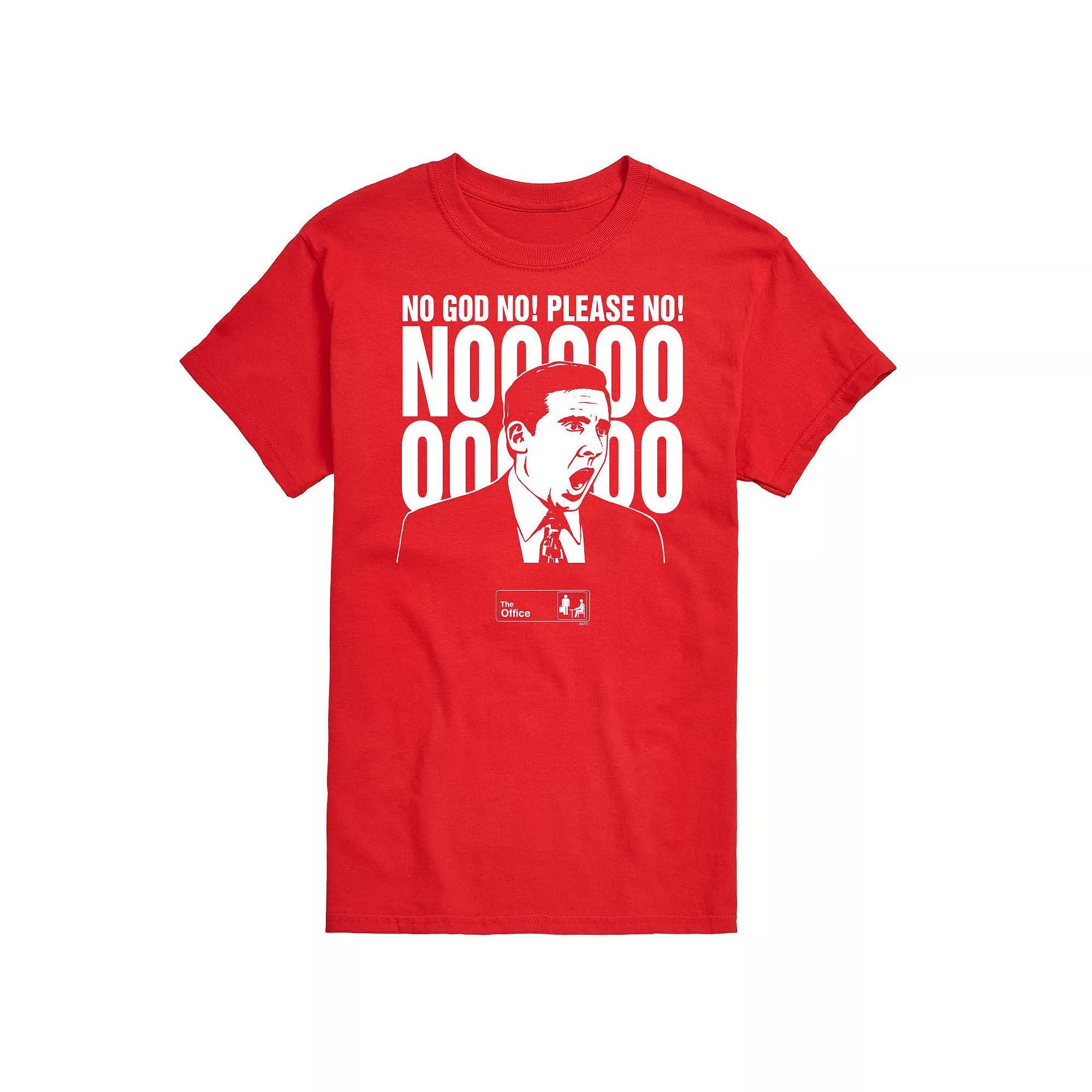 Mens The Office No God Please No Tee Product Image