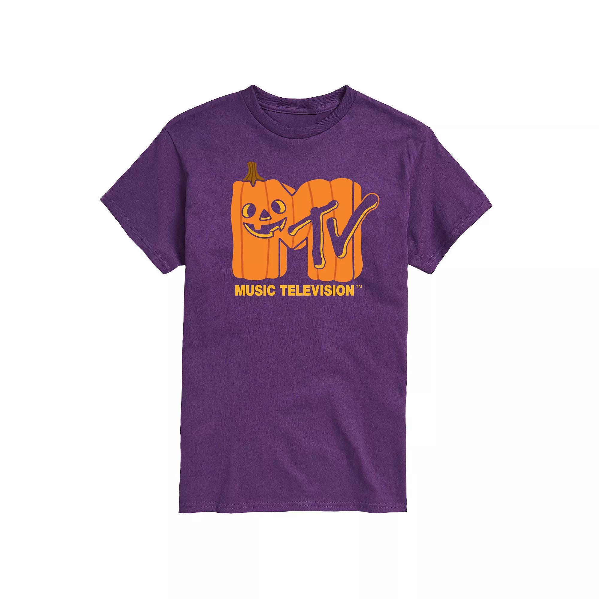 Big & Tall MTV Jack O Lantern Logo Graphic Tee, Mens Product Image