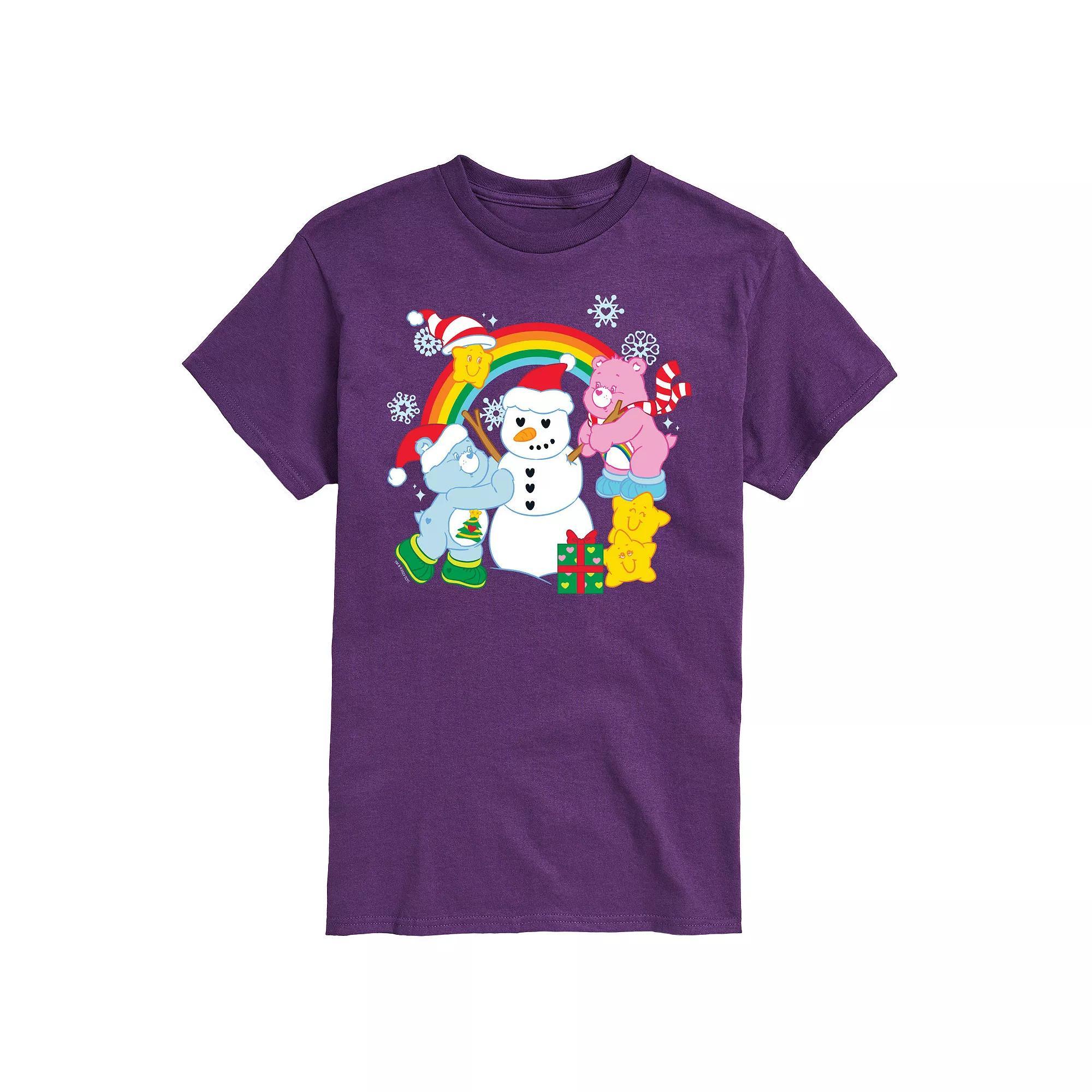 Mens Care Bears Snowman Graphic Tee Product Image