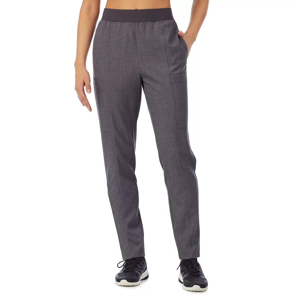 Women's Cuddl Duds® Scrubs 4-Pocket Slim Pants, Size: Large, Navy Grey Product Image