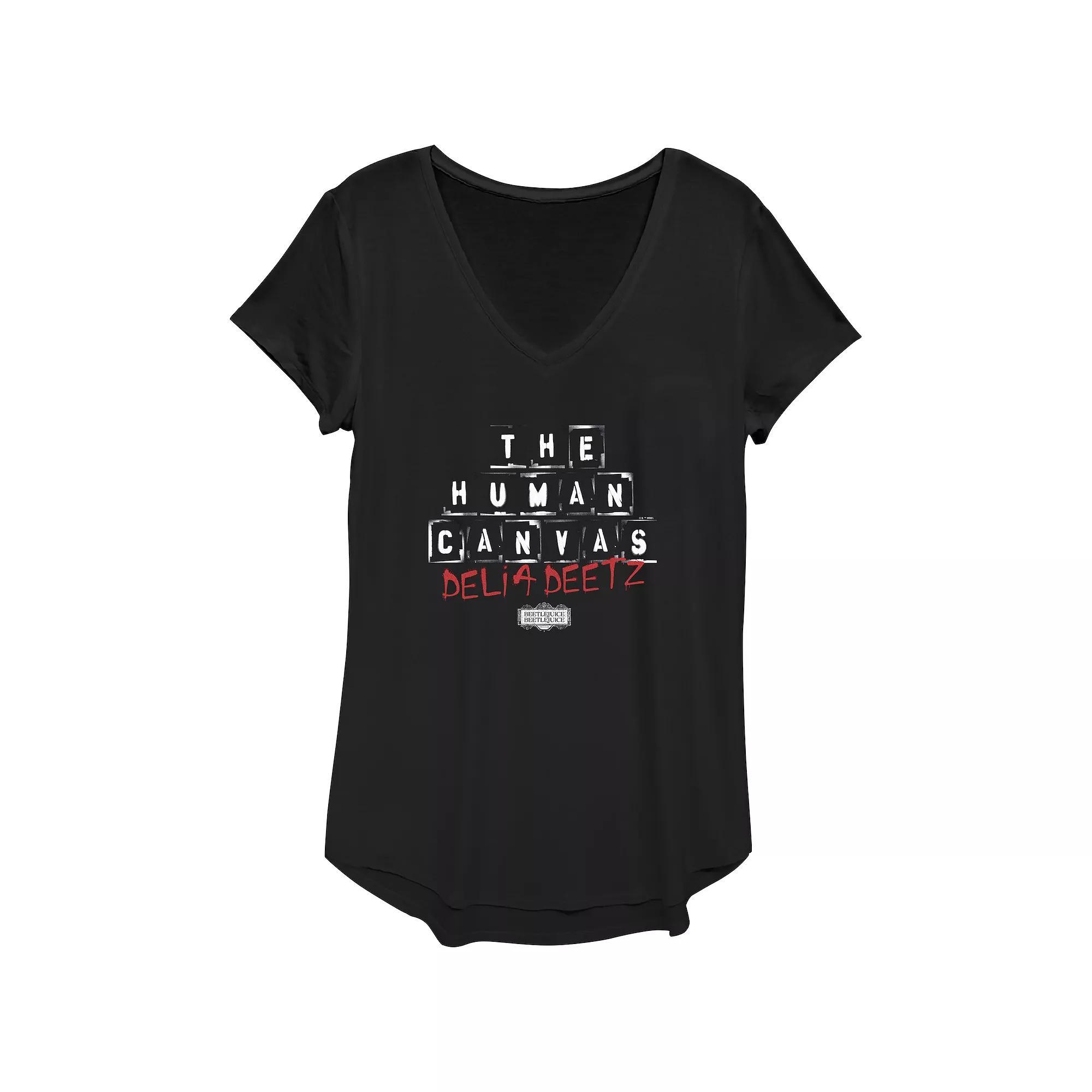 Women's Christmas Fa La La Graphic Tee, Size: Large, Black Product Image