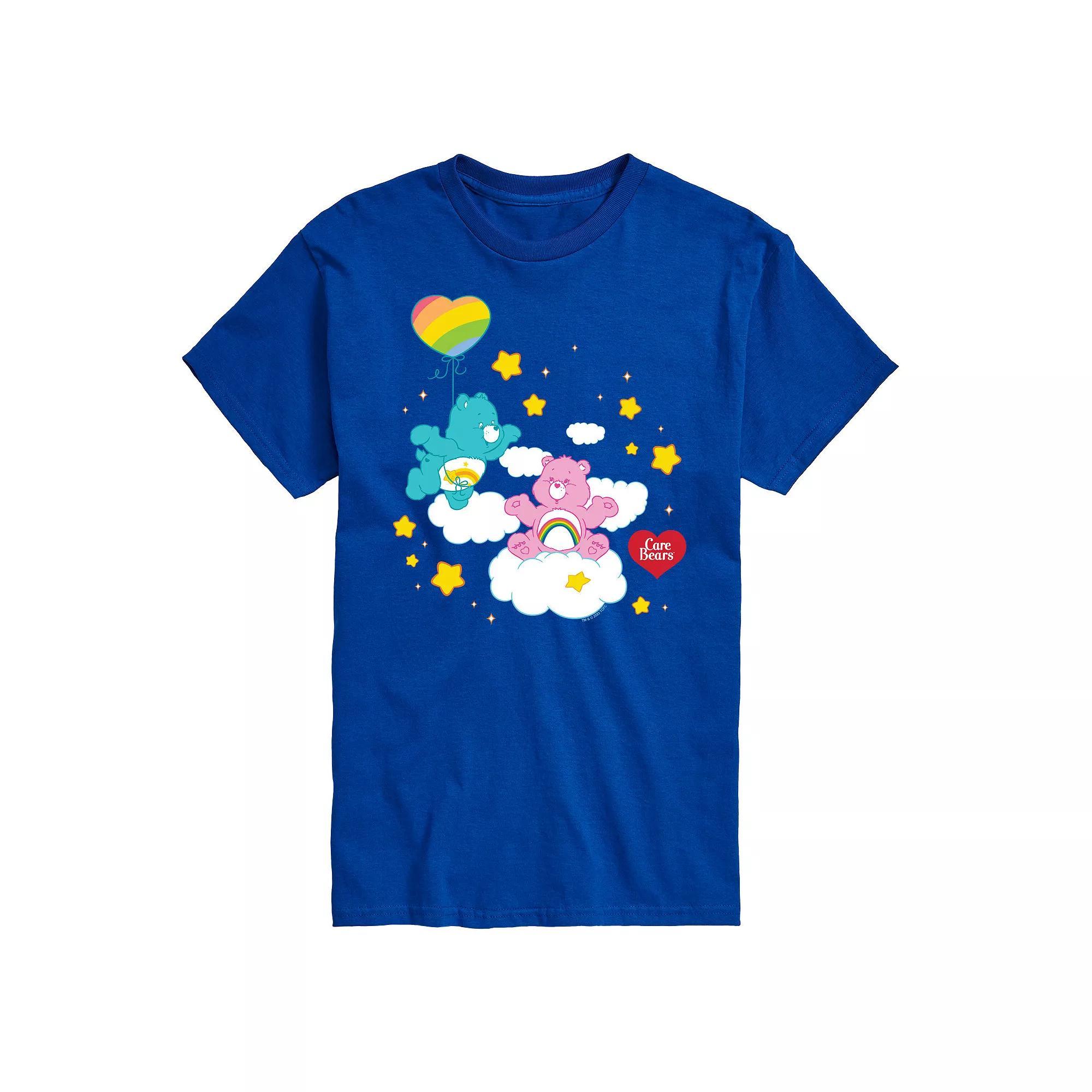 Big & Tall Care Bears Wish And Cheer Graphic Tee, Mens Product Image