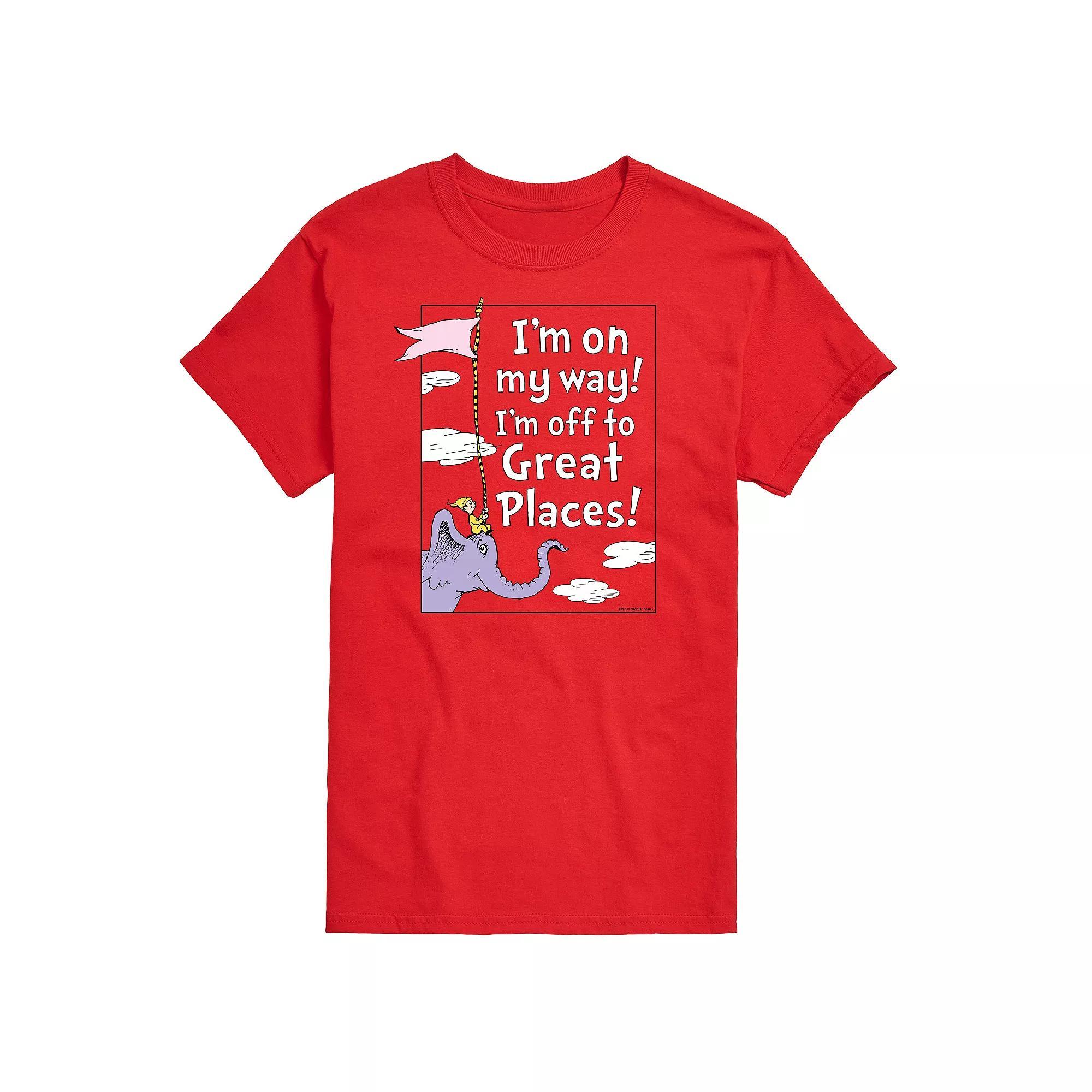 Big & Tall Dr. Seuss On My Way Tee, Mens Product Image