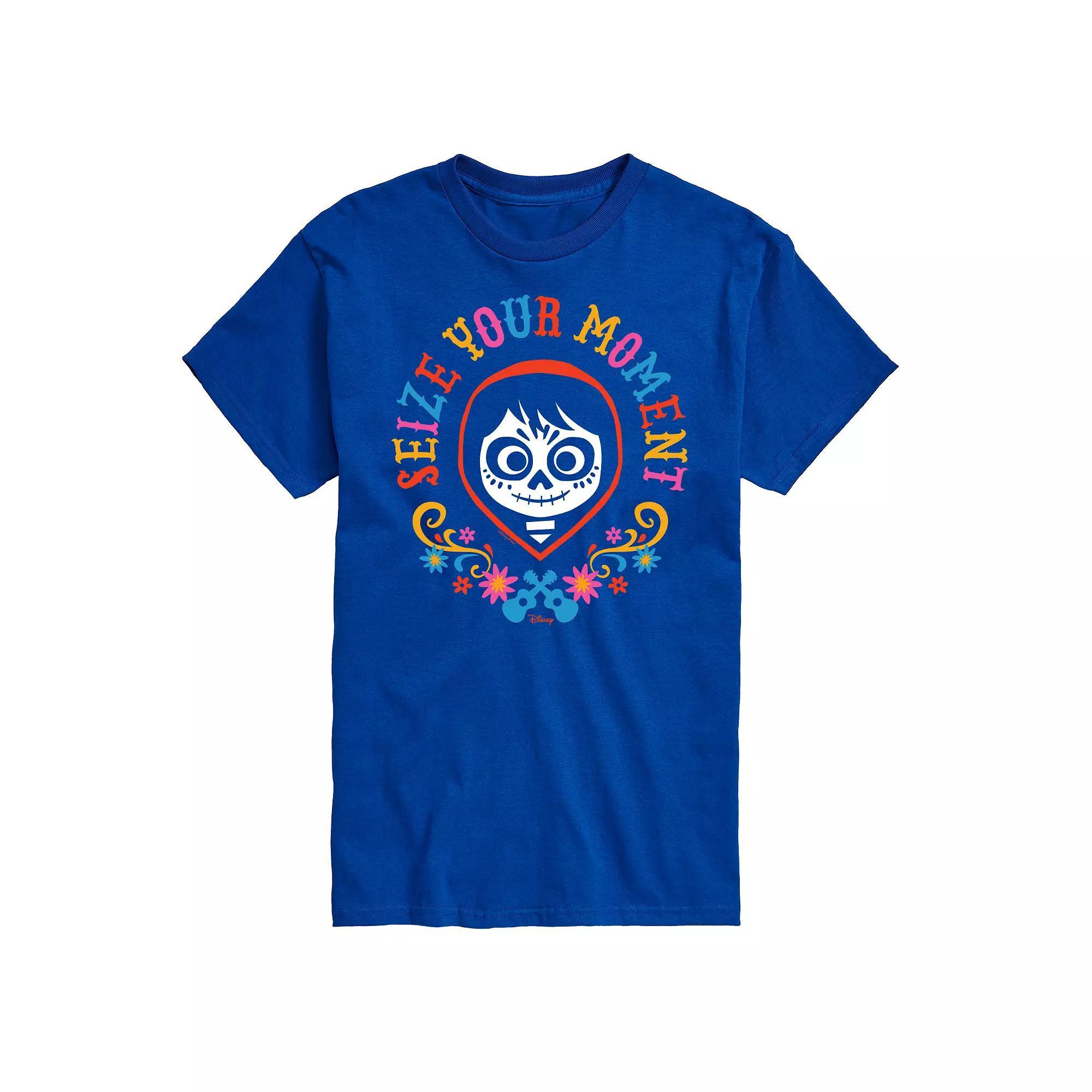 Disney's Coco Big & Tall Seize Your Moment Graphic Tee, Men's, Size: 3XL Tall, Royal Blue Product Image