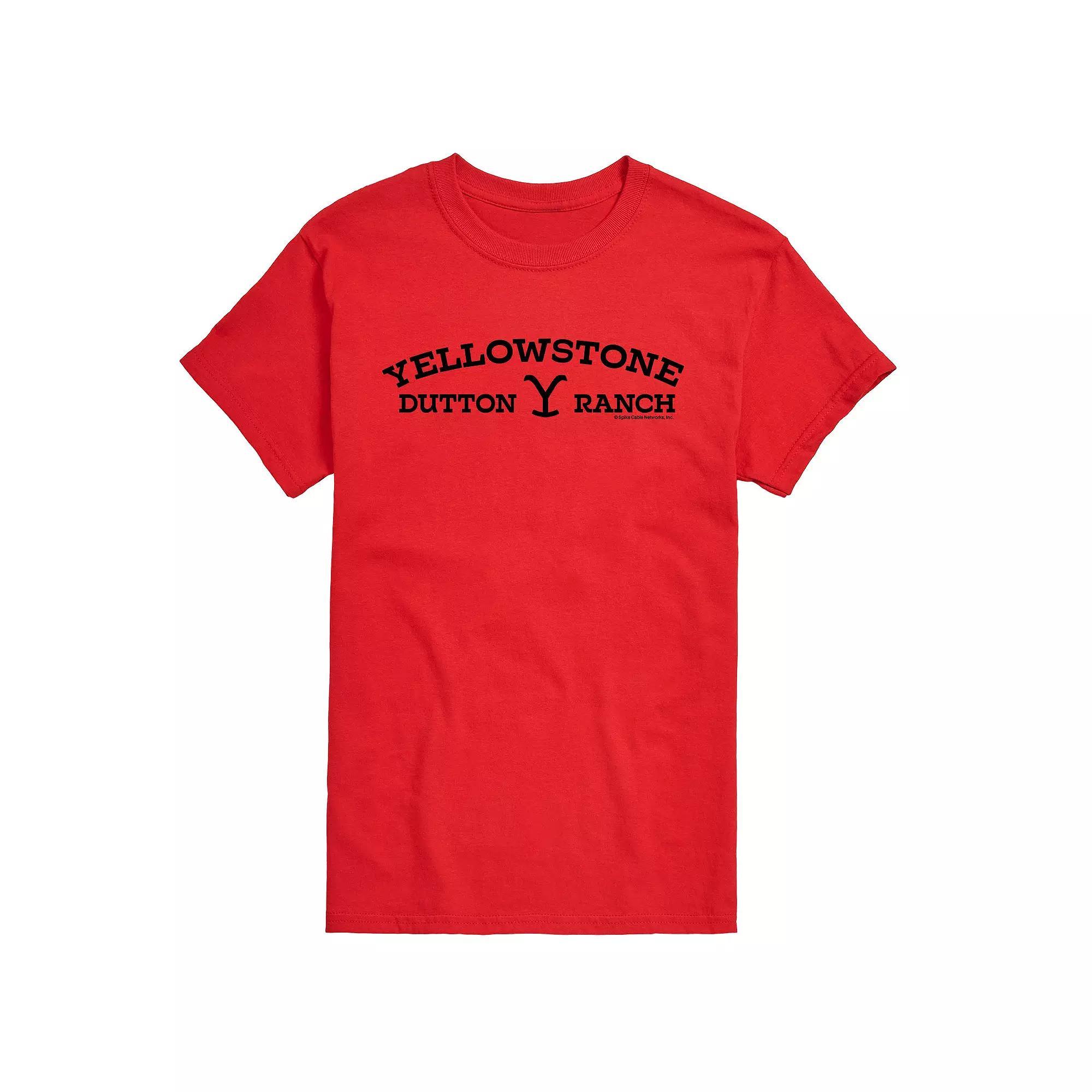Big & Tall Yellowstone Dutton Logo, Mens Product Image