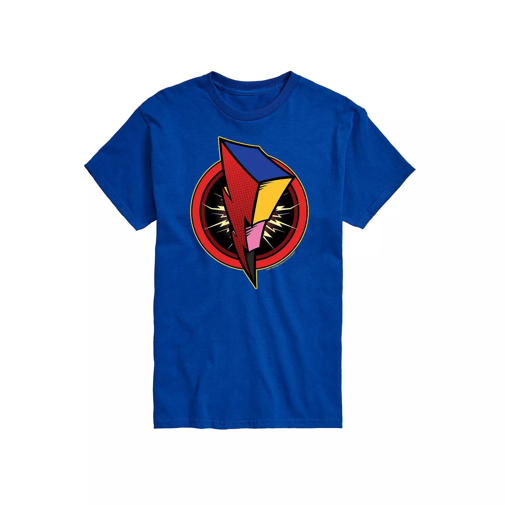 Big & Tall Power Rangers Bolt Logo Tee, Mens Product Image