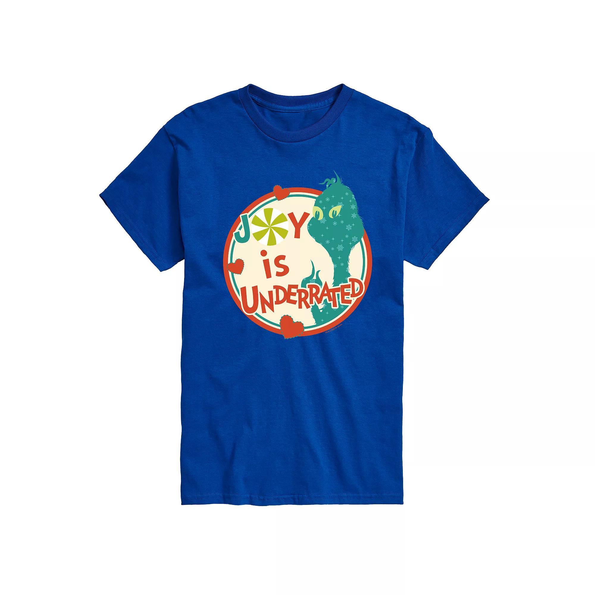 Mens Dr. Seuss The Grinch Joy Is Underrated Graphic Tee Product Image