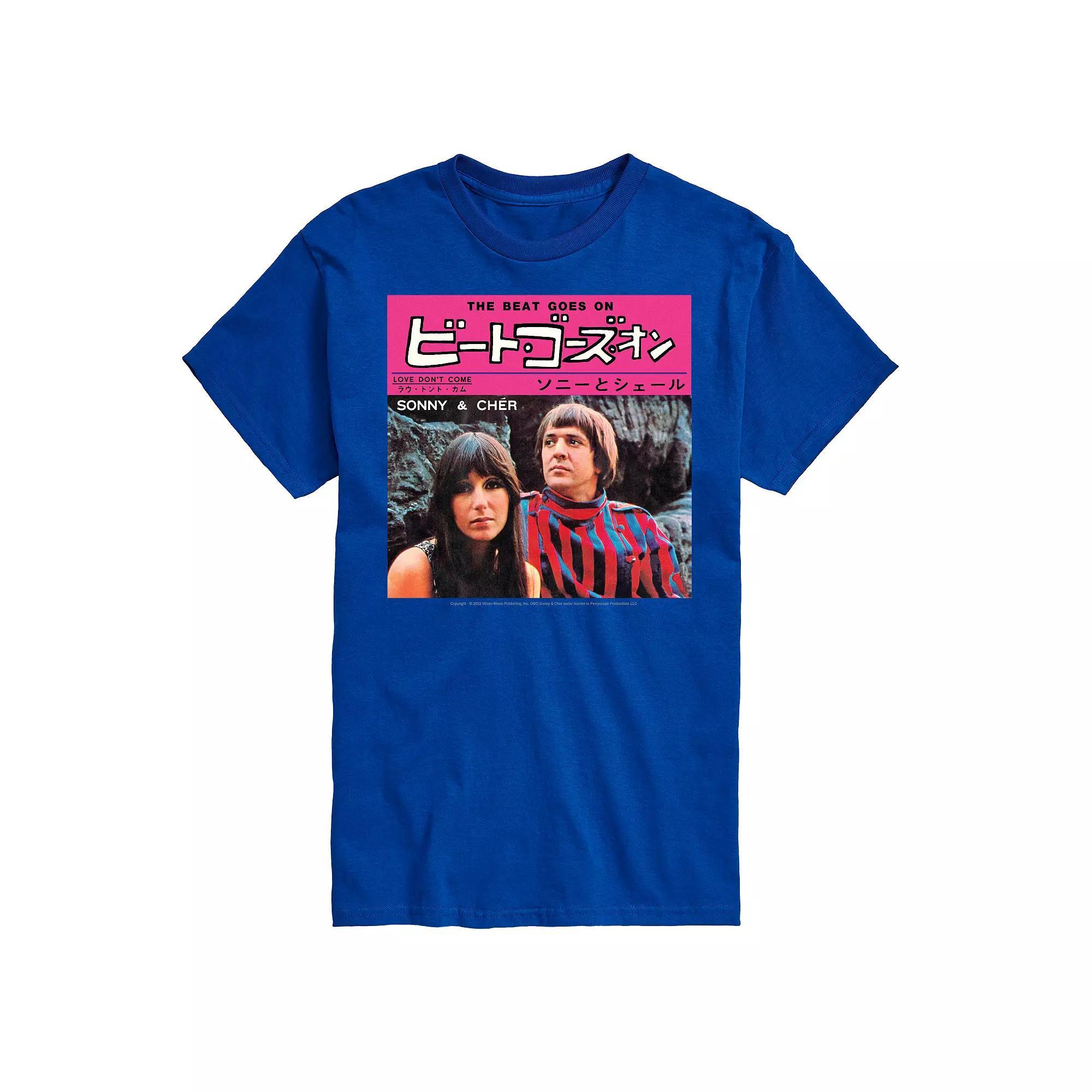 Big & Tall Sonny And Cher Tee, Mens Product Image