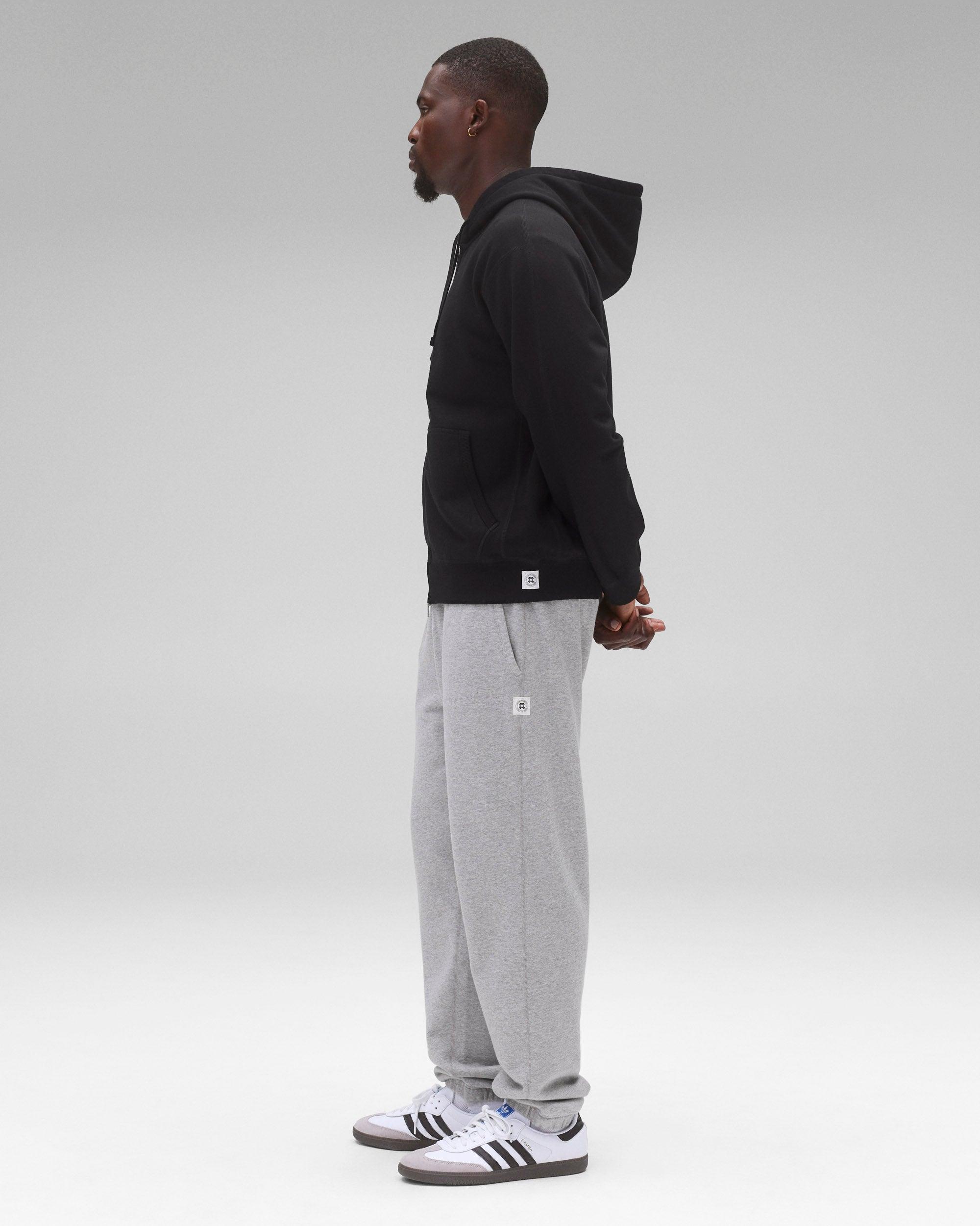 Midweight Terry Standard Zip Hoodie Male Product Image