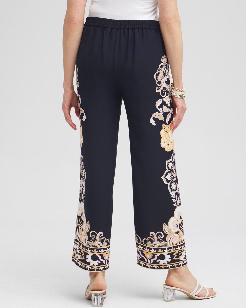 Floral Wide Leg Soft Pants Product Image