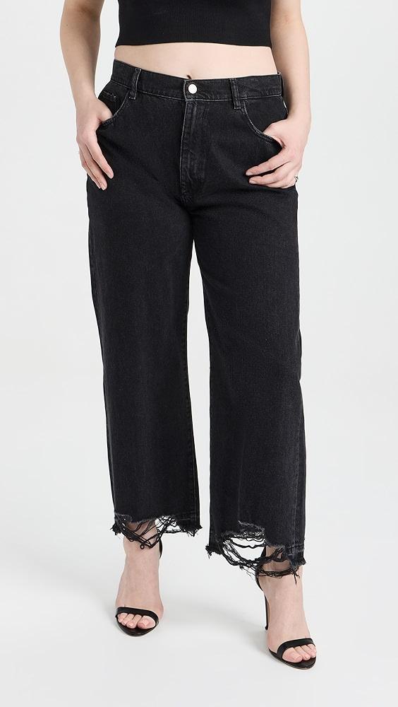 DL1961 Hepburn Wide Leg High Rise Jeans | Shopbop Product Image
