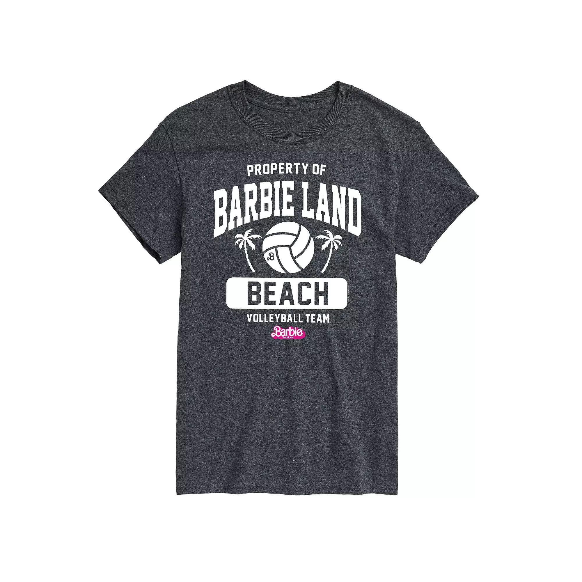 Big & Tall Barbie The Movie Volleyball Graphic Tee, Mens Product Image