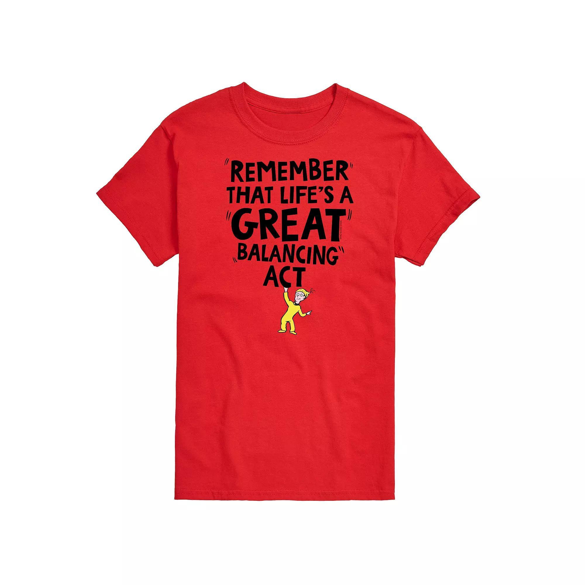 Big & Tall Dr. Seuss Balancing Act Tee, Mens Product Image
