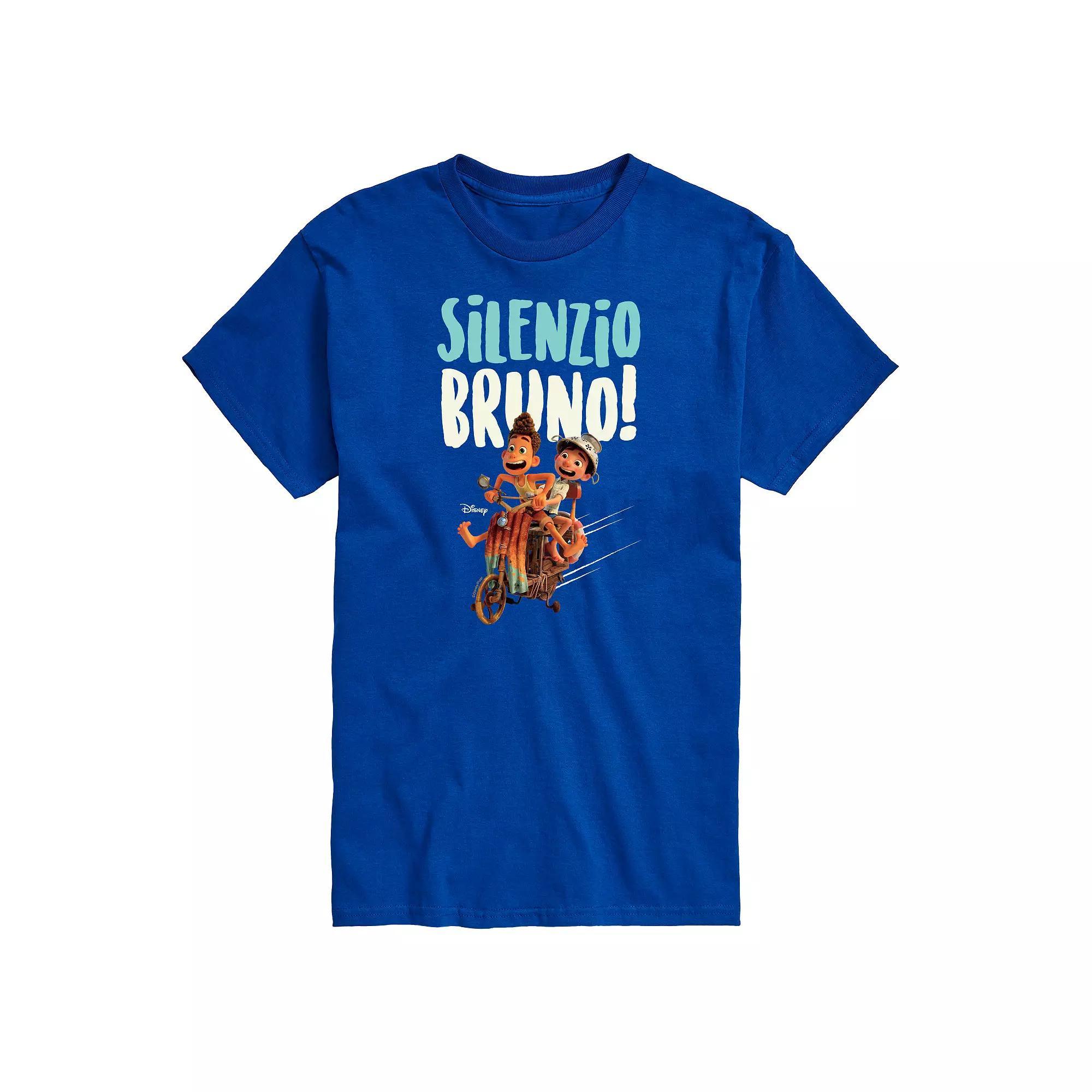 Disney / Pixars Luca Big & Tall Silenzio Bruno Graphic Tee, Mens Product Image