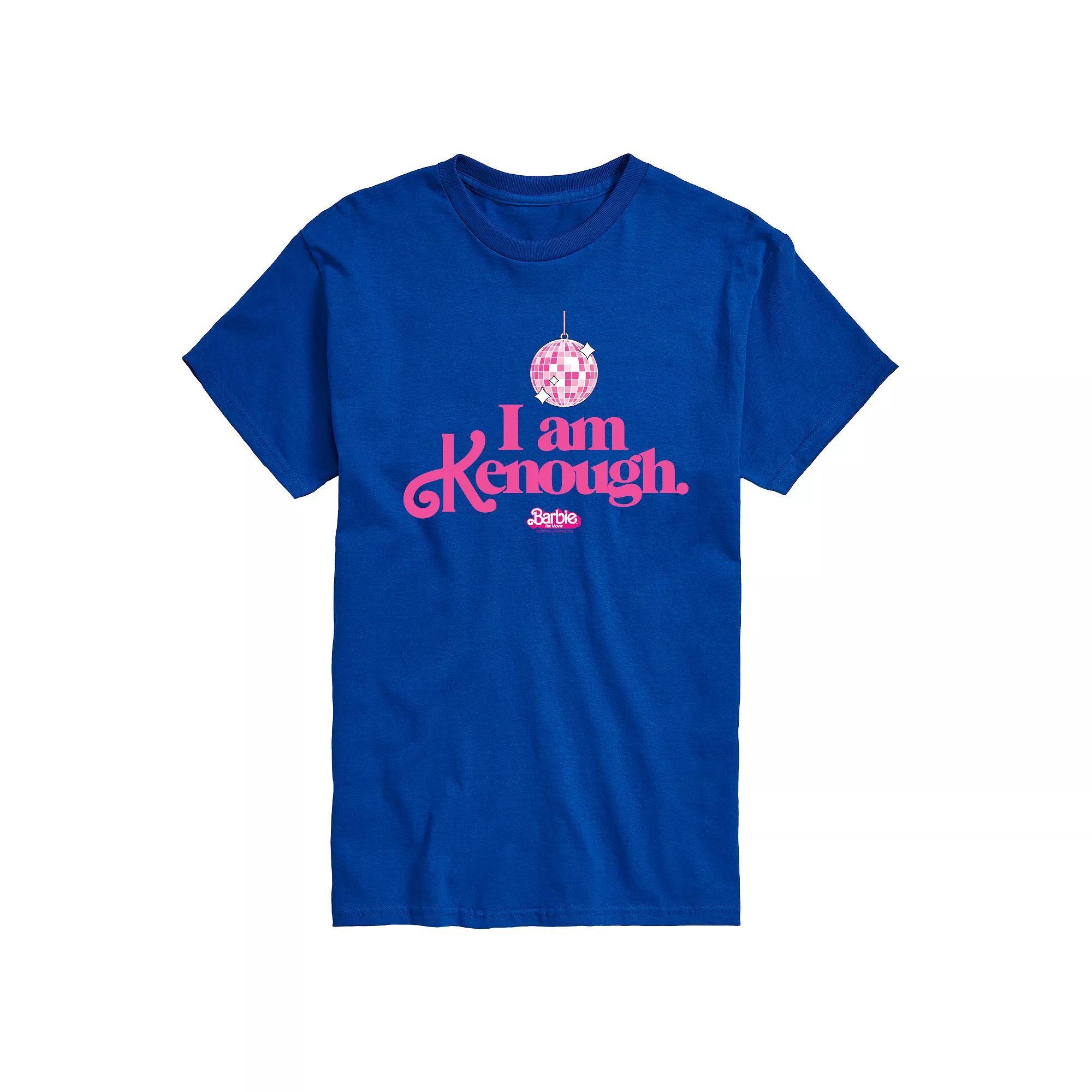 Big & Tall Barbie The Movie I Am Kenough DiscoBall Graphic Tee, Mens Product Image