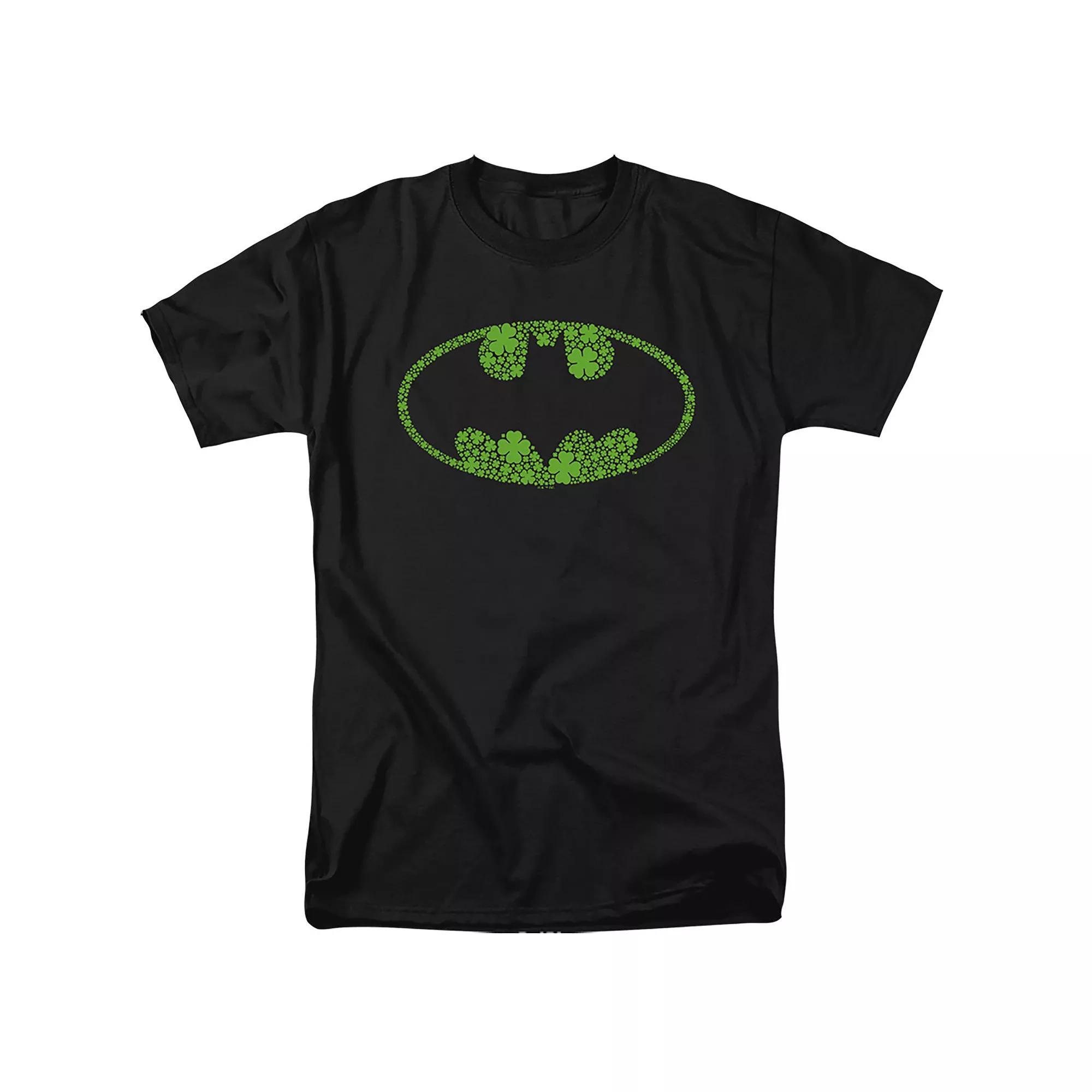 Men's Batman St. Patrick's Day Graphic Tee, Size: Medium, Black Product Image
