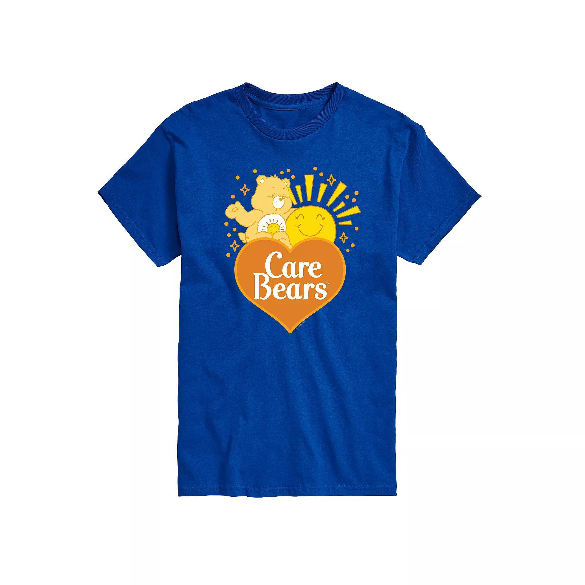 Mens Care Bears Funshine Logo Graphic Tee Product Image