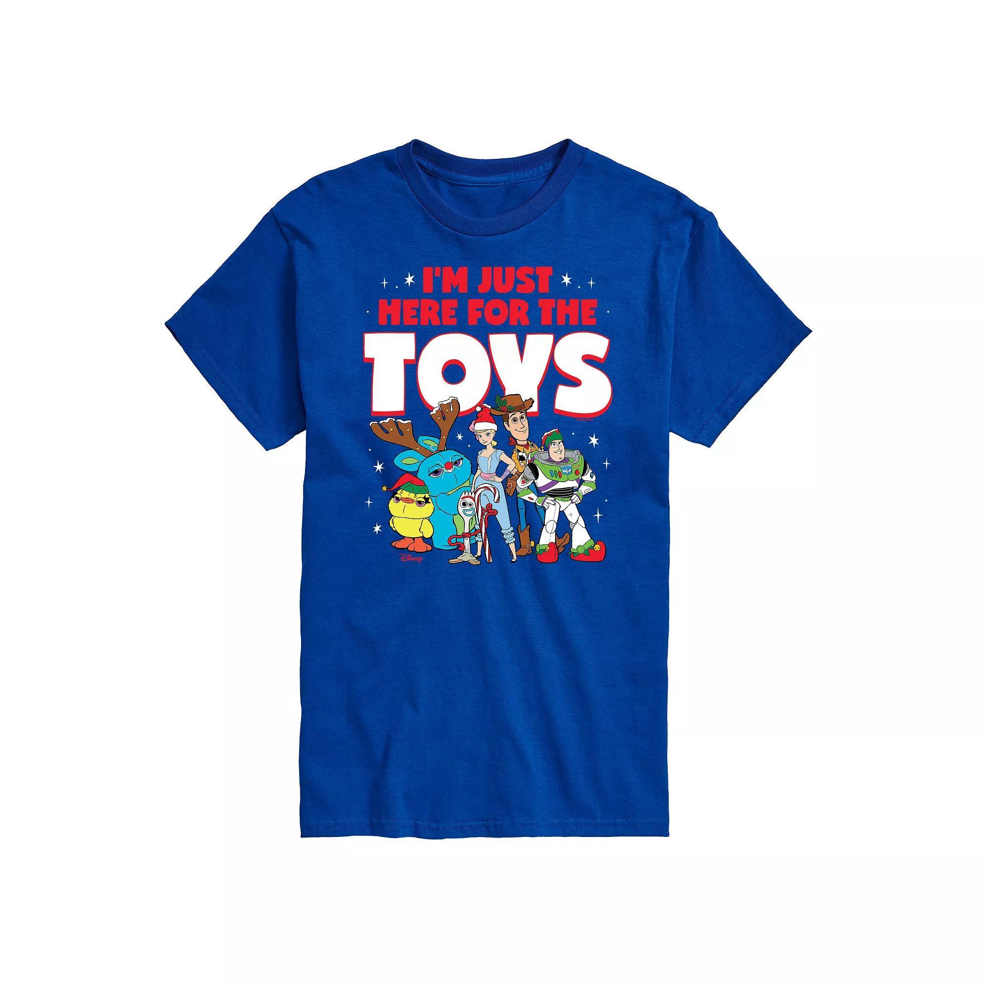 Big & Tall Elf Singing Elf Graphic Tee, Men's, Size: XL Tall, Royal Blue Product Image