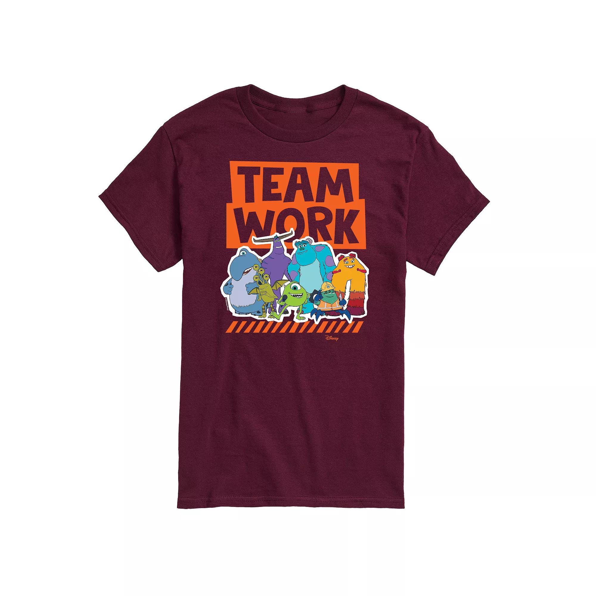 Disney/Pixars Monsters At Work Mens Teamwork Graphic Tee Product Image