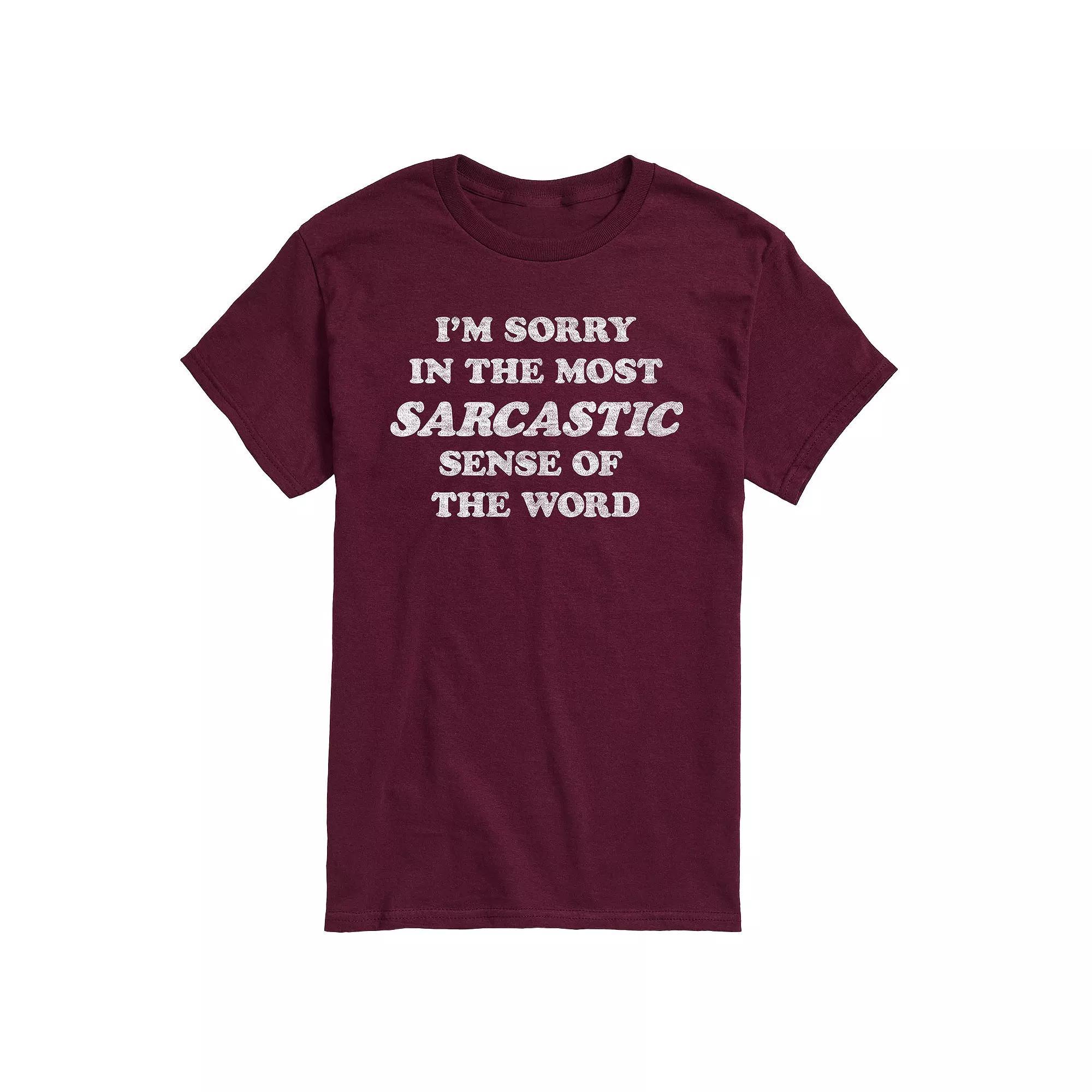 Big & Tall Im Sorry Sarcastic Graphic Tee, Mens Product Image