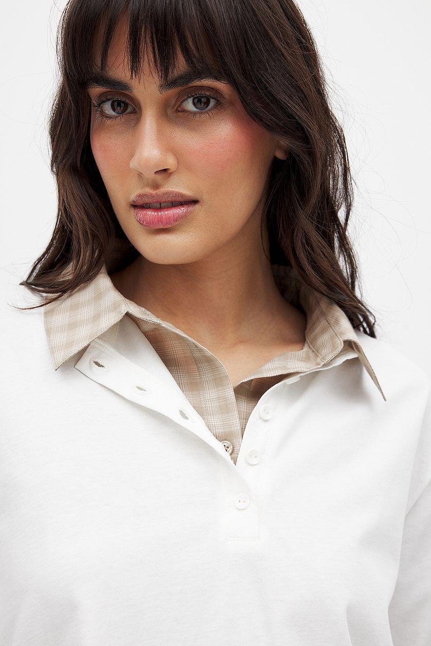 Button Long Sleeve Top Product Image