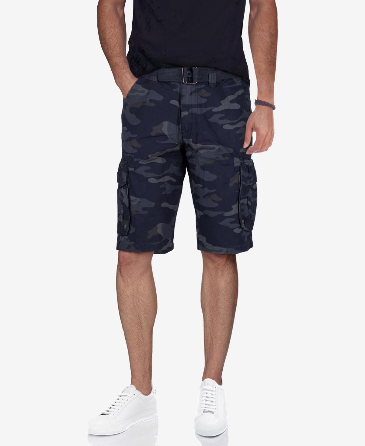 Men's RAW X by Xray Regular-Fit Belted Cargo Shorts, Size: 30, Green Product Image