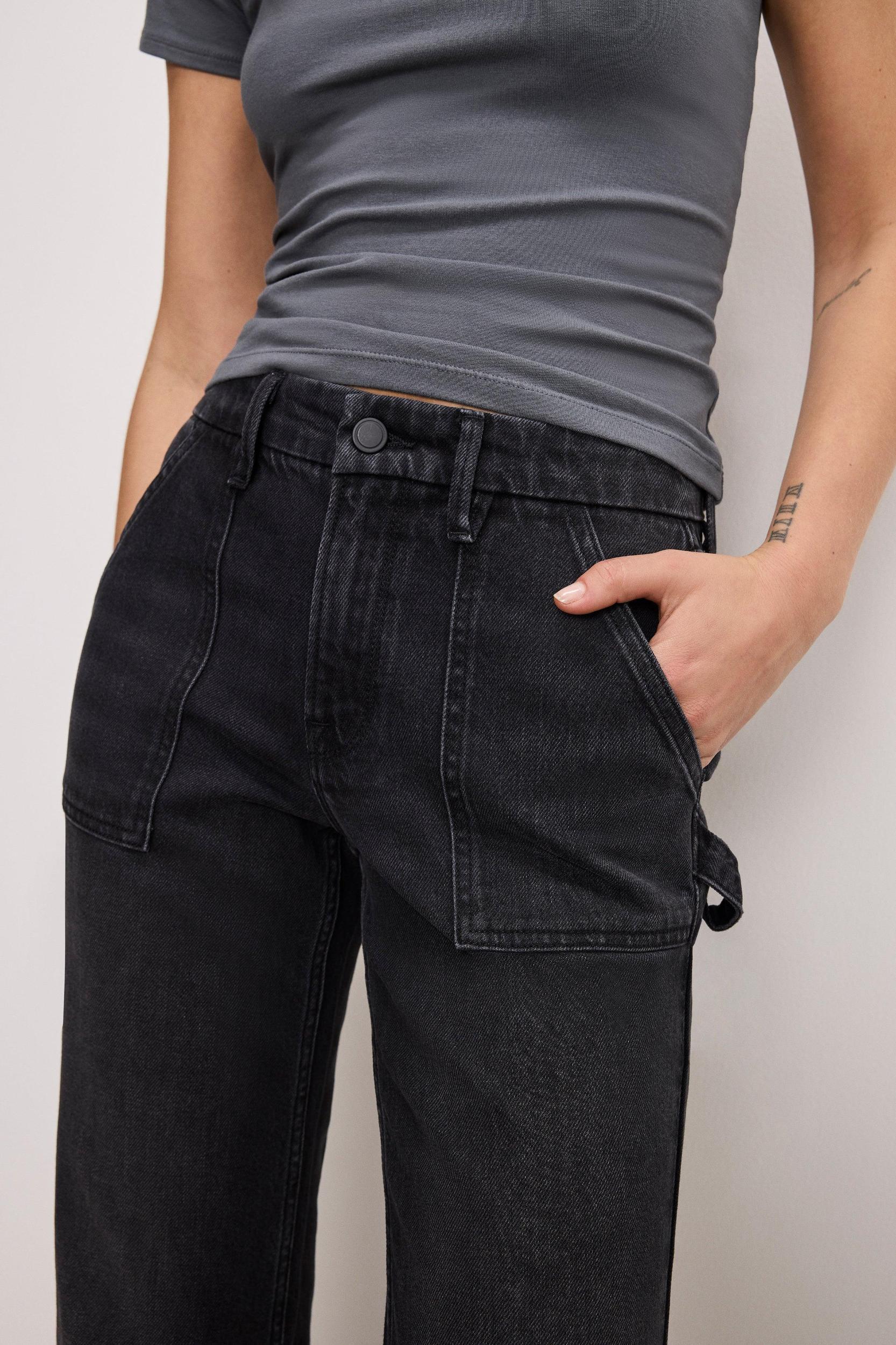 GOOD ICON STRAIGHT CARPENTER JEANS | BLACK354 Product Image