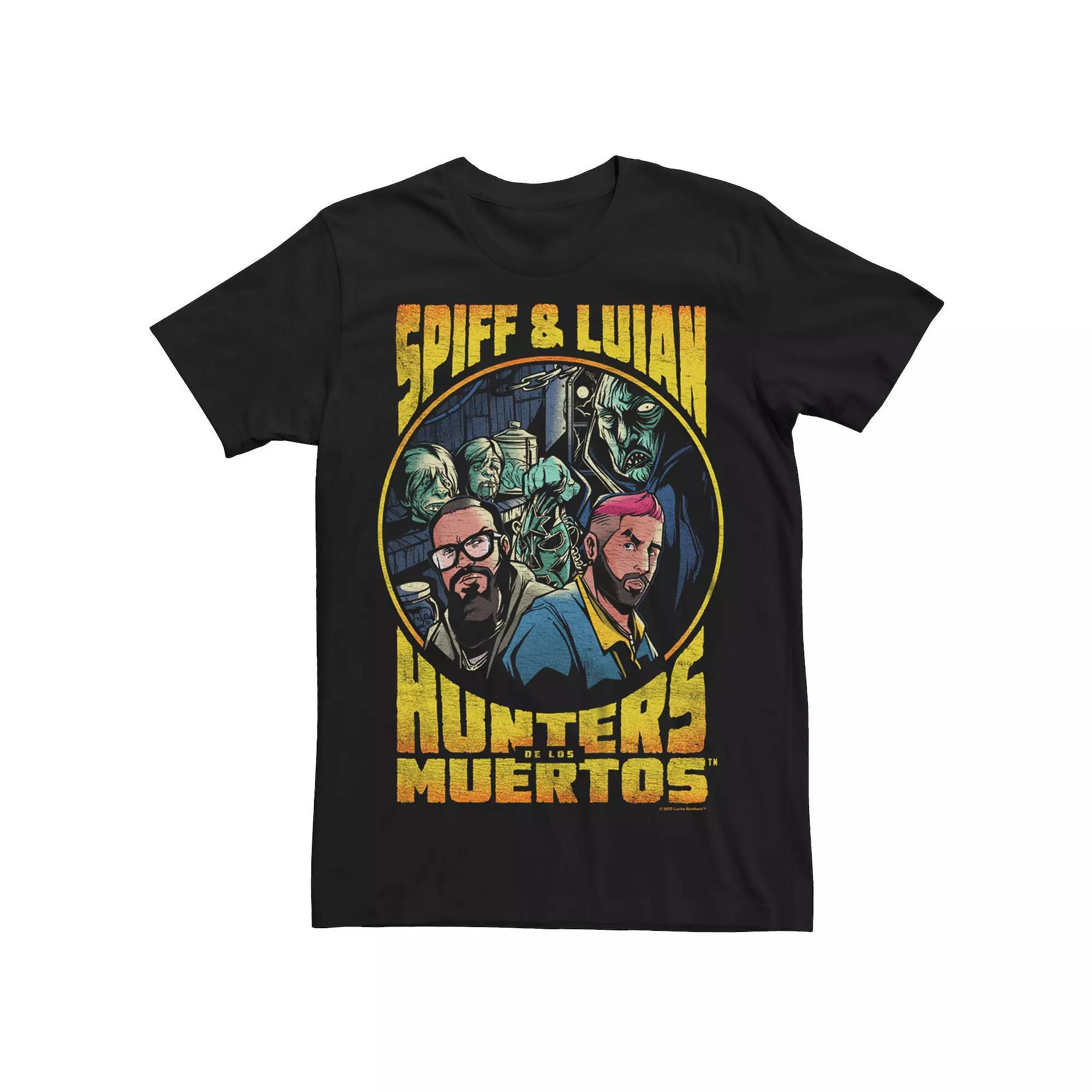 Men's Lucha Brothers Hunter De Los Muertos Tee, Size: XL, Black Product Image